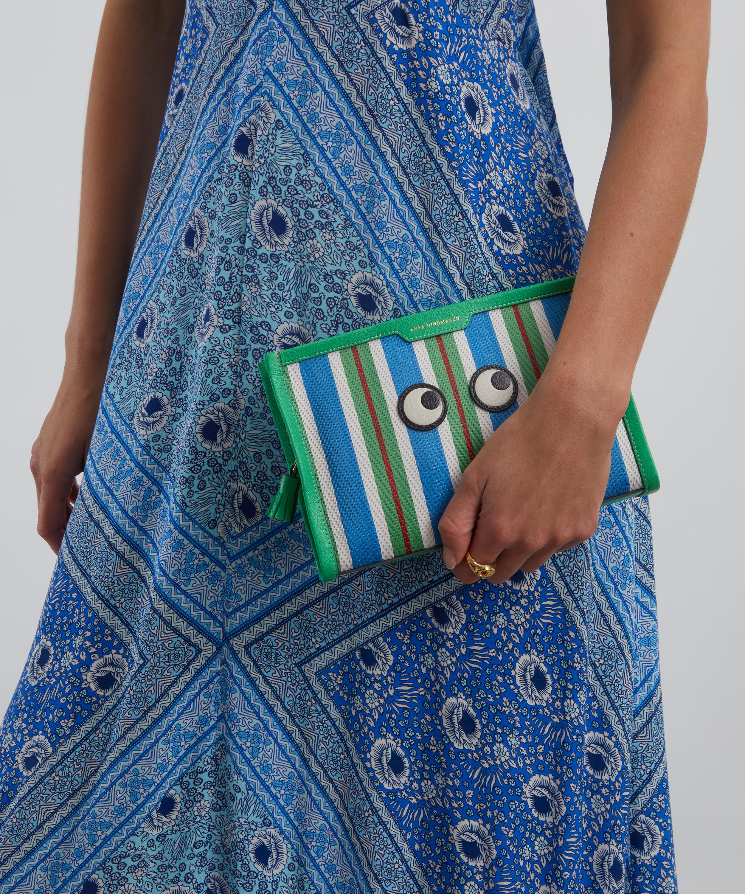 Anya Hindmarch - Eyes Striped Pouch image number 1