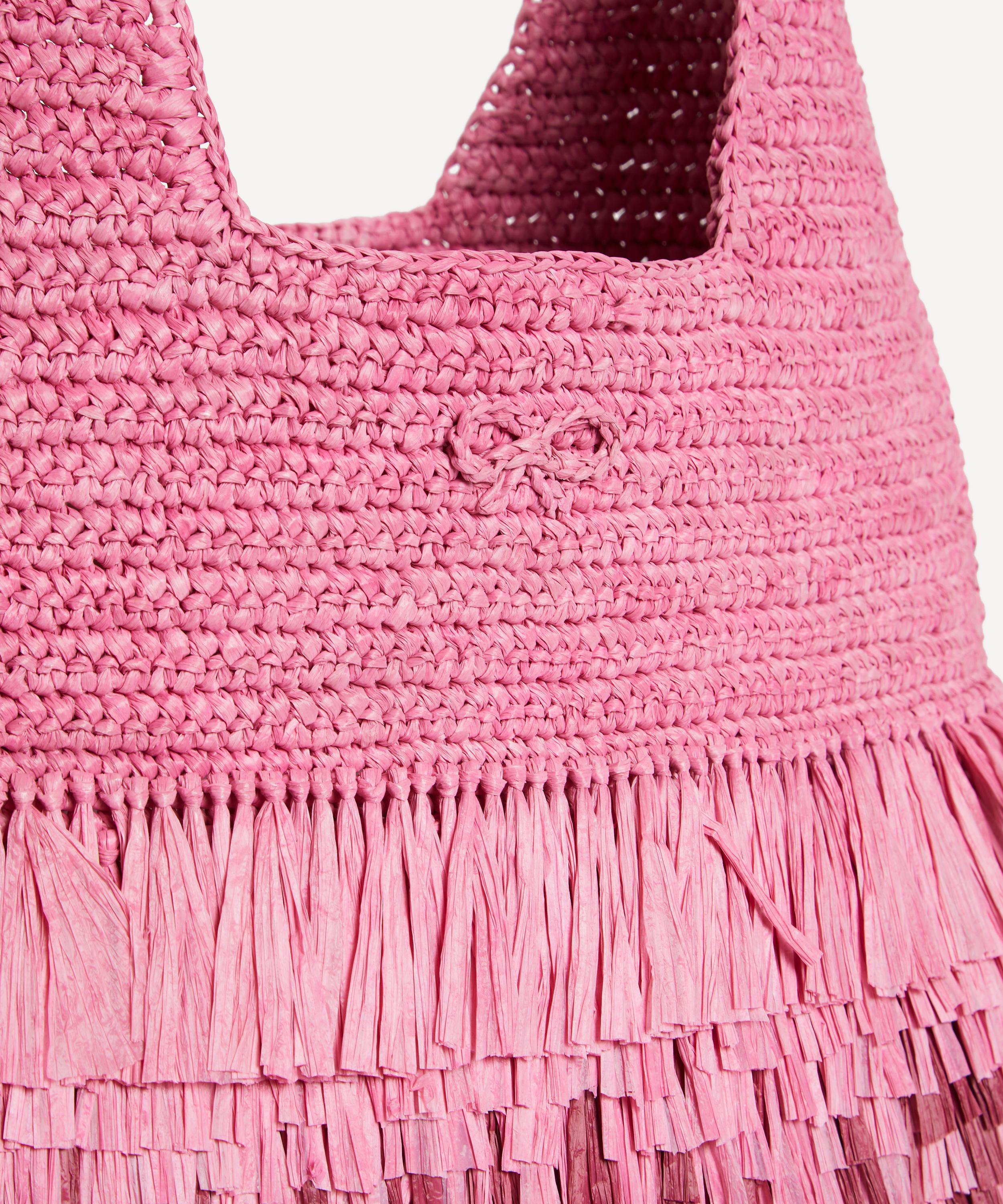 Anya Hindmarch - Dégradé Raffia Hobo Bag image number 4