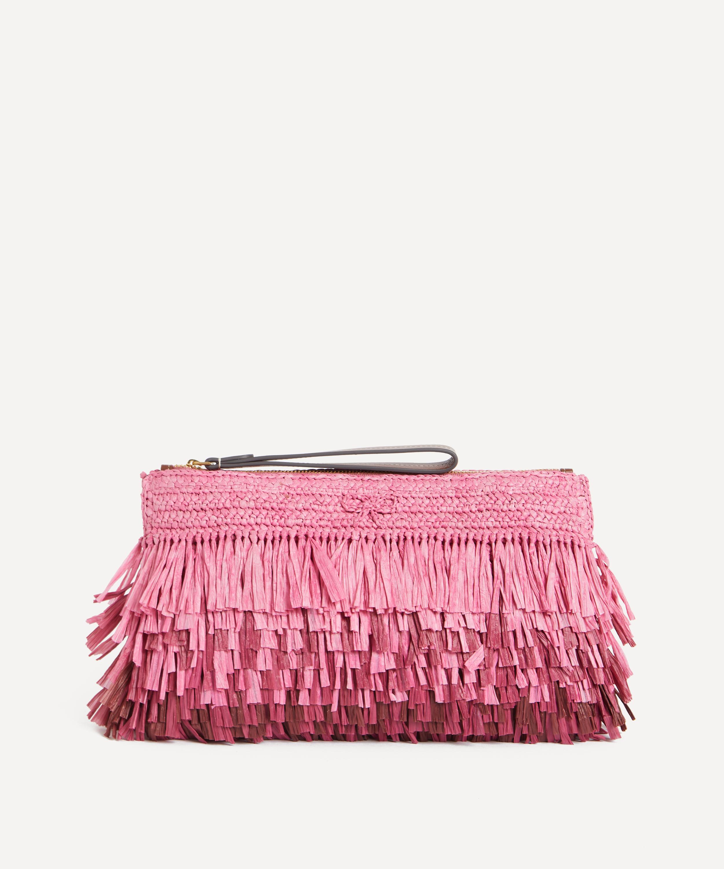 Anya Hindmarch - Dégradé Raffia Clutch Bag