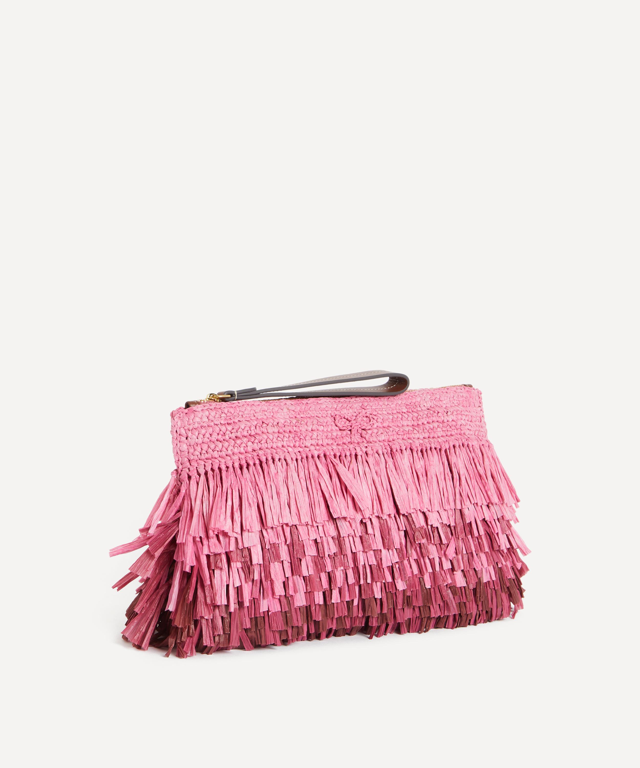 Anya Hindmarch - Dégradé Raffia Clutch Bag image number 2