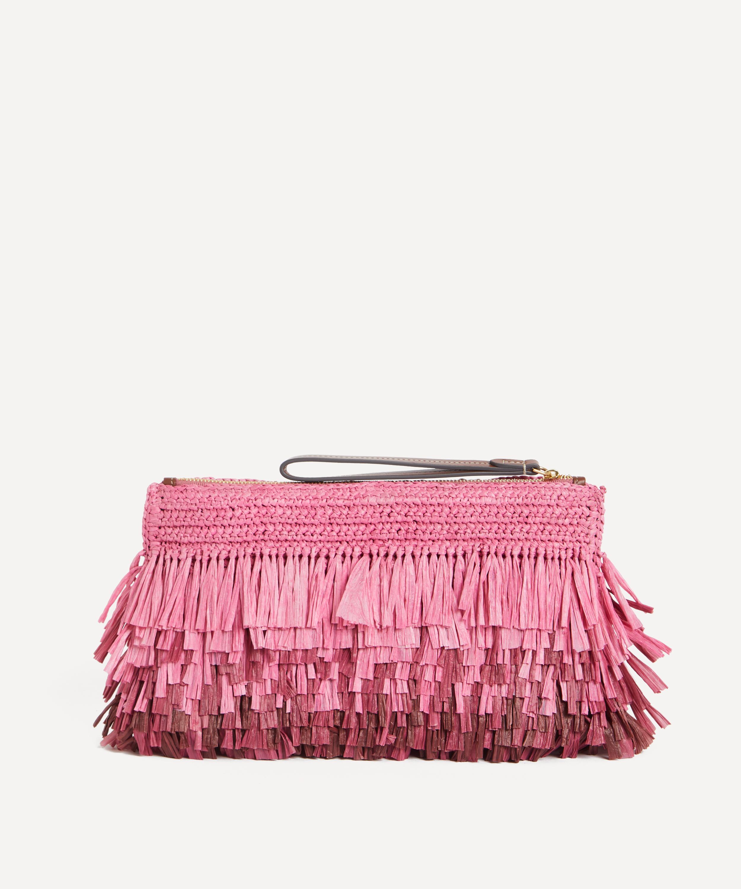 Anya Hindmarch - Dégradé Raffia Clutch Bag image number 3