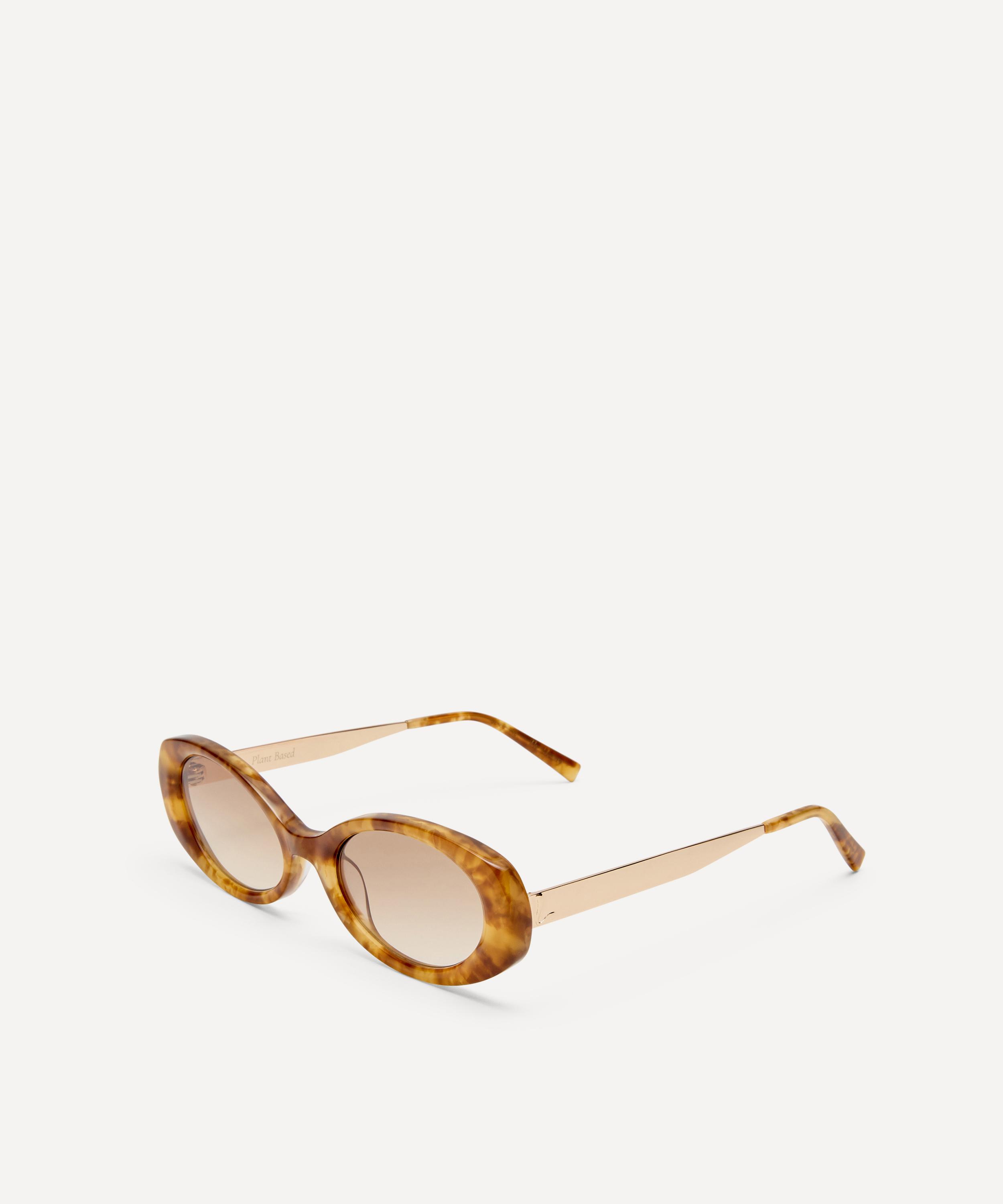 Luv Lou - Honey Oval Sunglasses image number 2