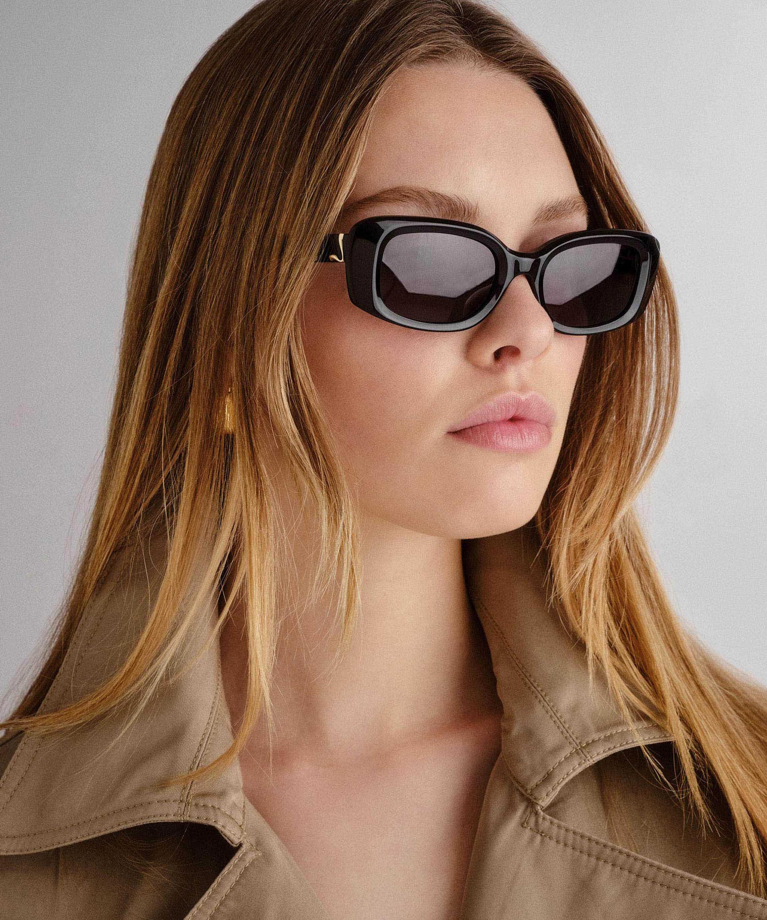 Luv Lou - Sienna Rectangle Sunglasses image number 1