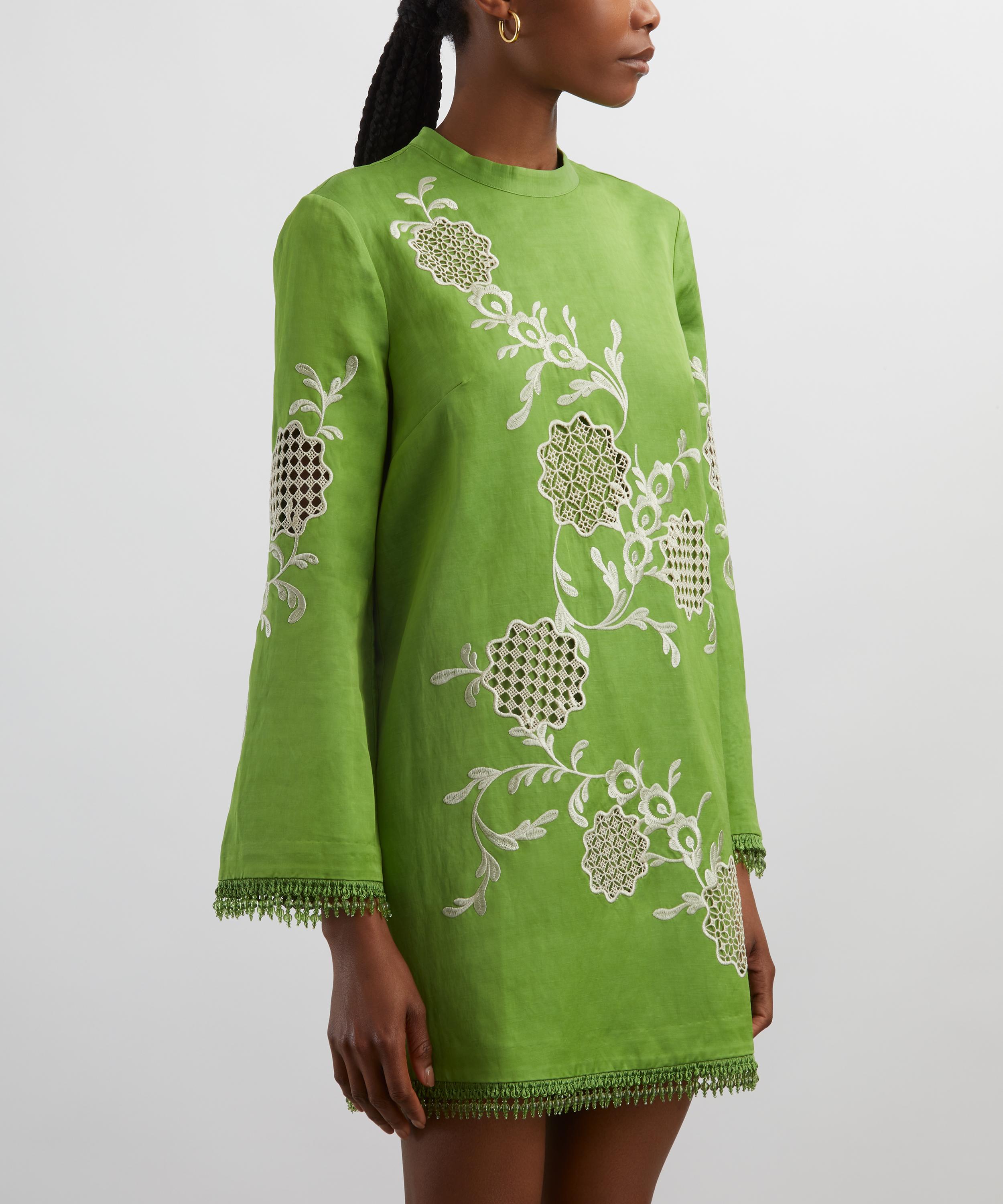 ALÉMAIS - Luisa Embroidered Mini Dress image number 2