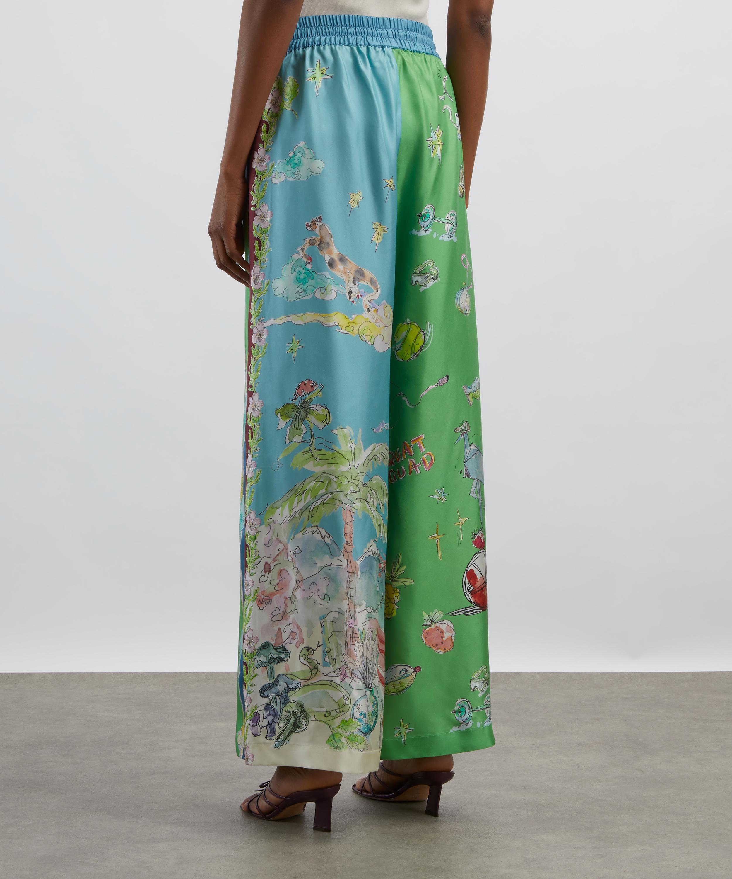 ALÉMAIS - Daria Silk-Twill Trousers image number 3
