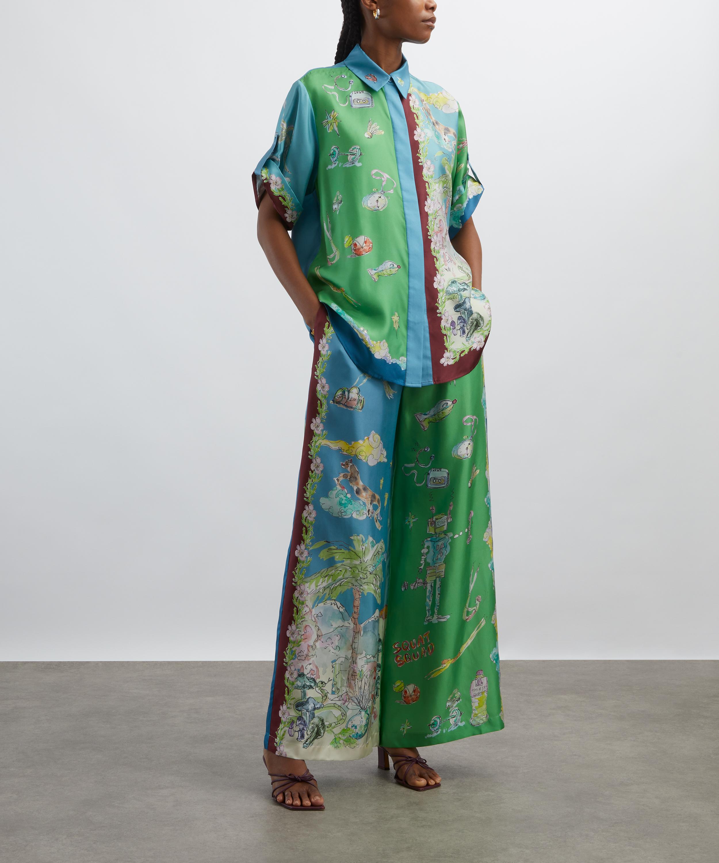 ALÉMAIS - Daria Silk-Twill Shirt image number 1