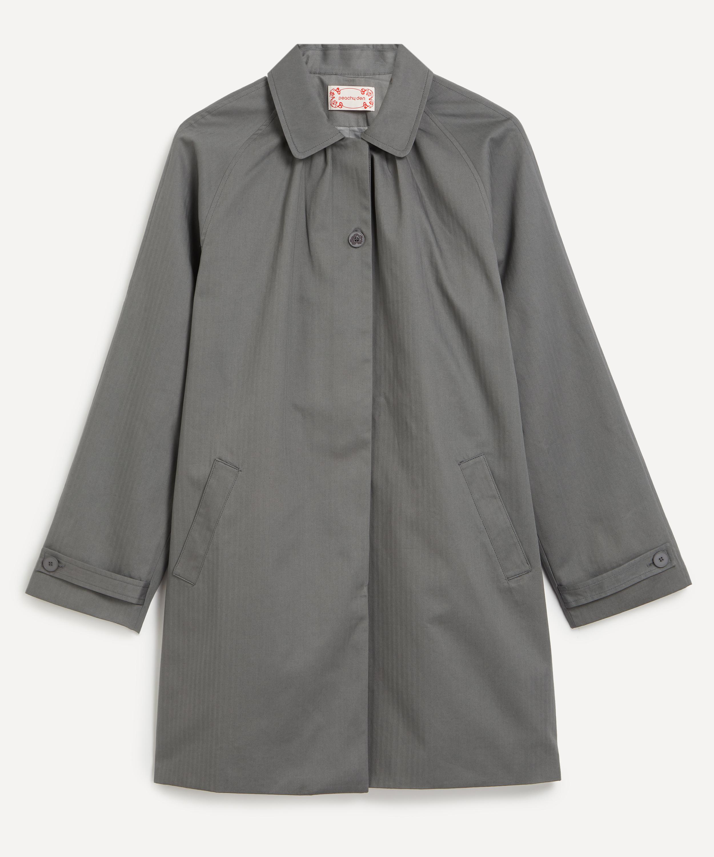 Peachy Den - Cheri Slate Trench Coat image number 0