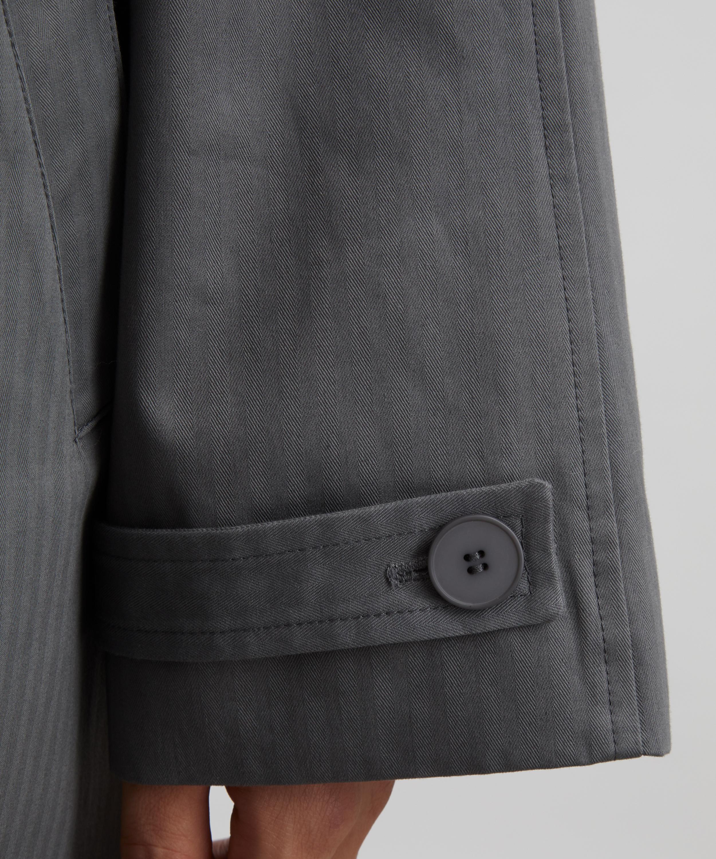 Peachy Den - Cheri Slate Trench Coat image number 4