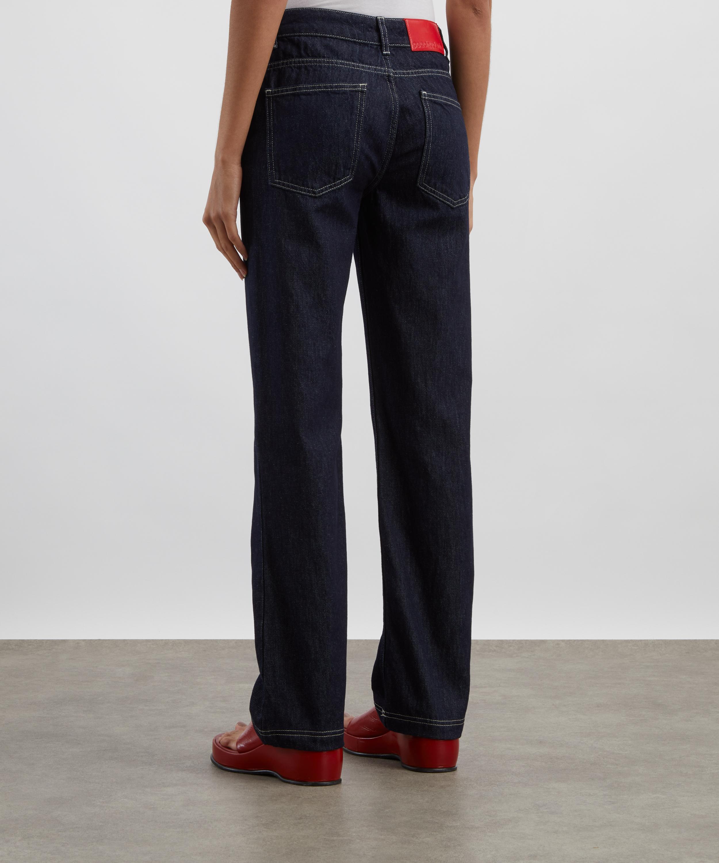 Peachy Den - Gigi Slim-Leg Dark Rinse Jeans  image number 3