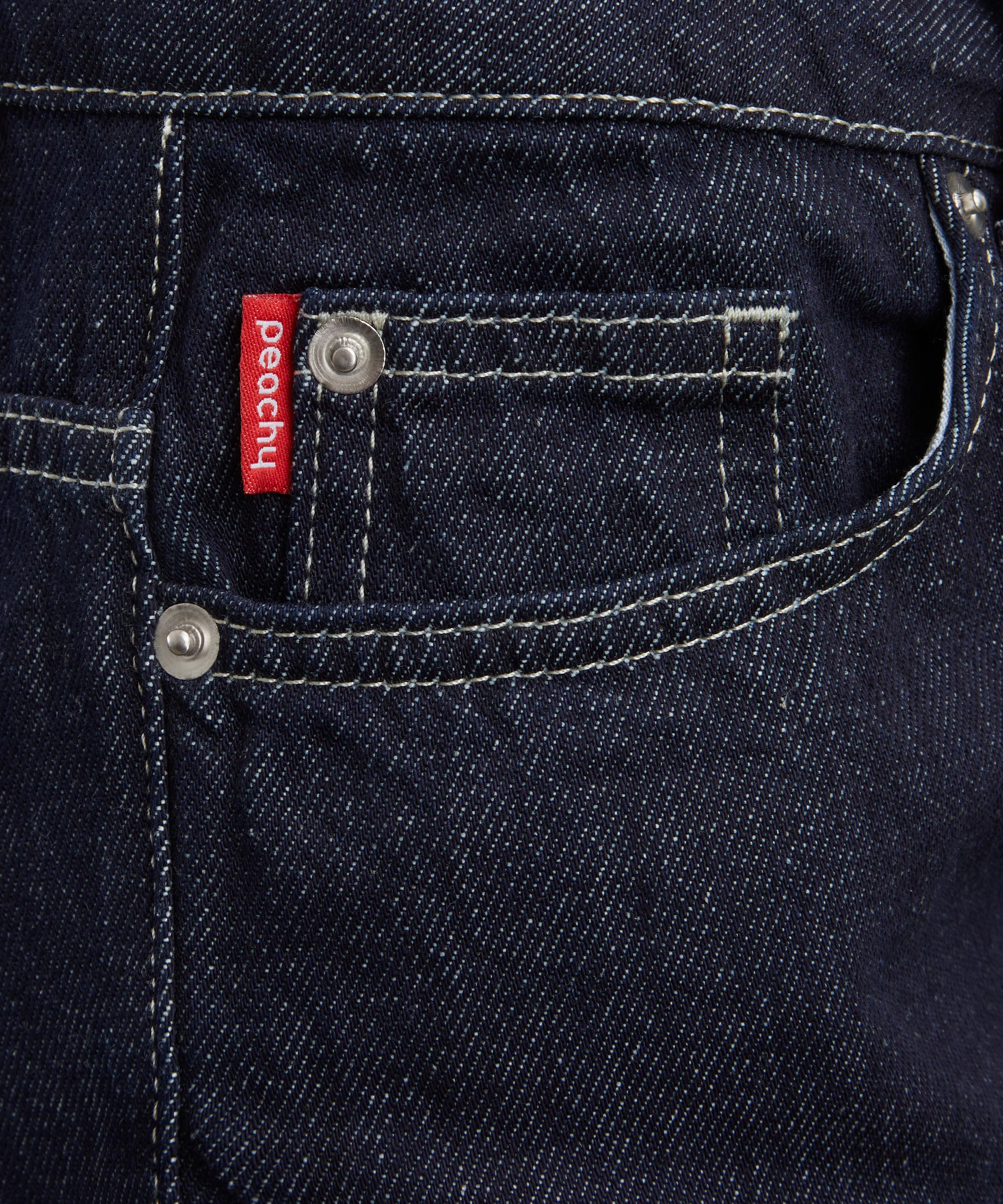 Peachy Den - Gigi Slim-Leg Dark Rinse Jeans  image number 4
