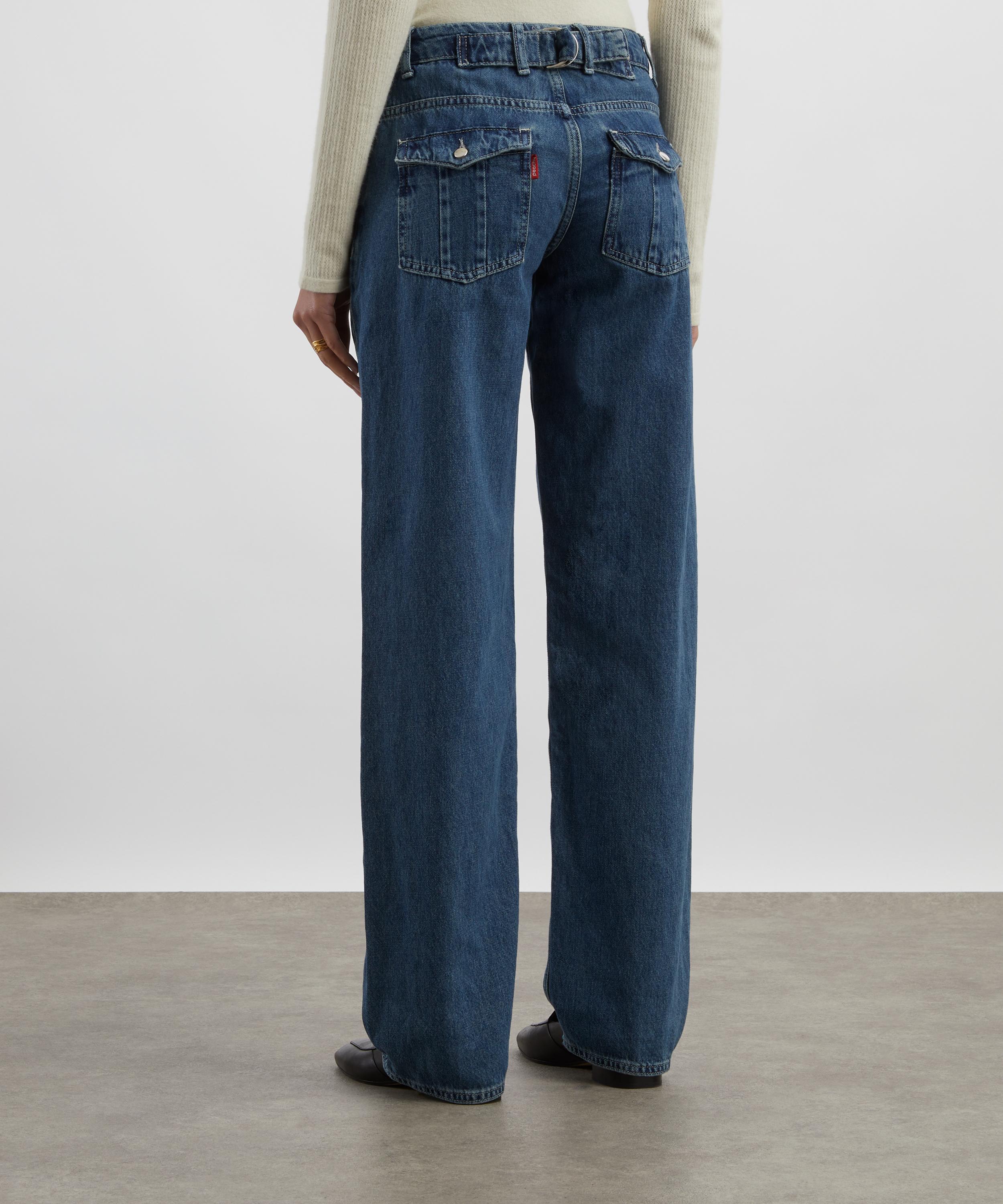 Peachy Den - Joan Barrel-Leg Jeans in Fade image number 3