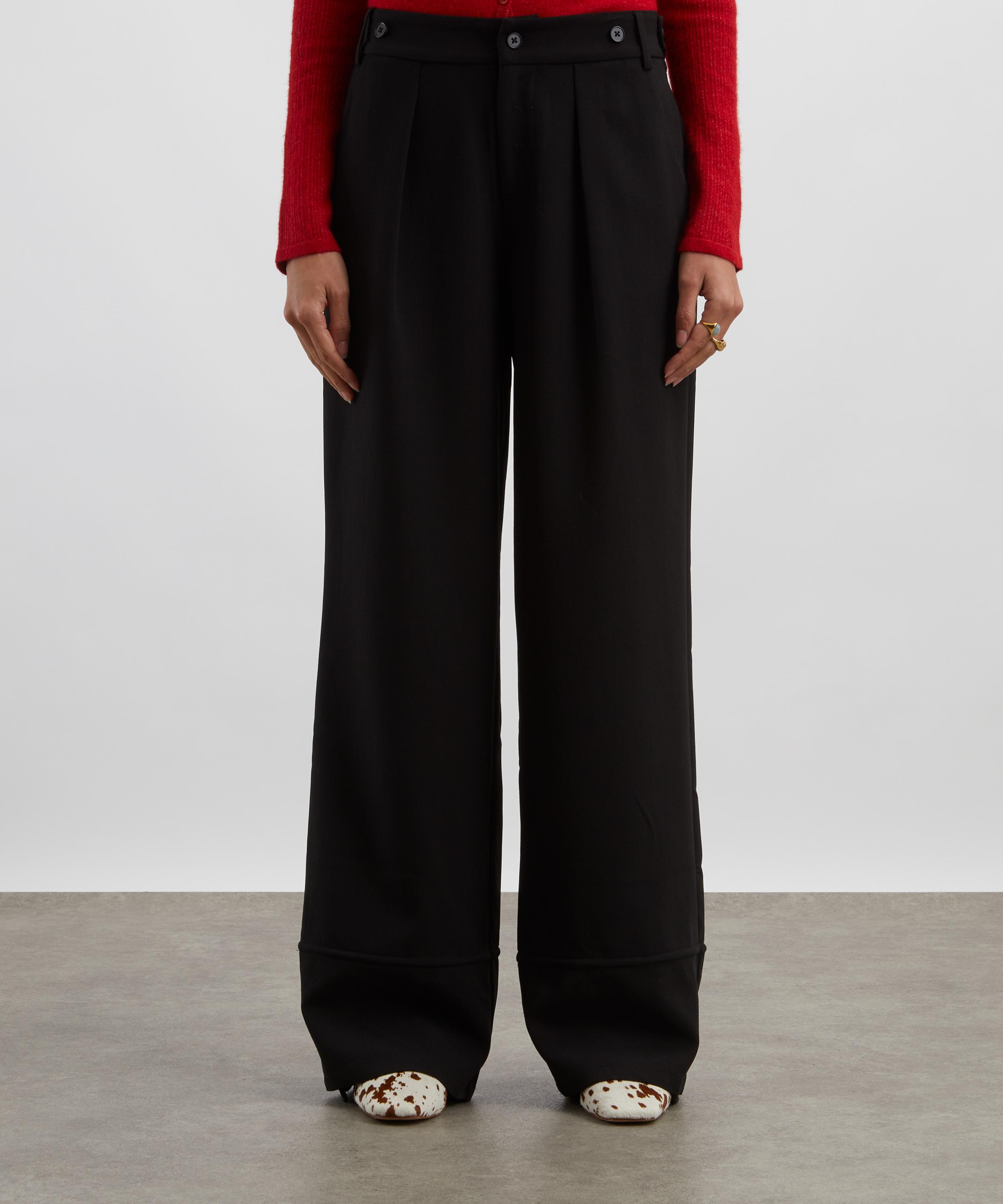 Peachy Den - Tali Relaxed Wide-Leg Trousers image number 2