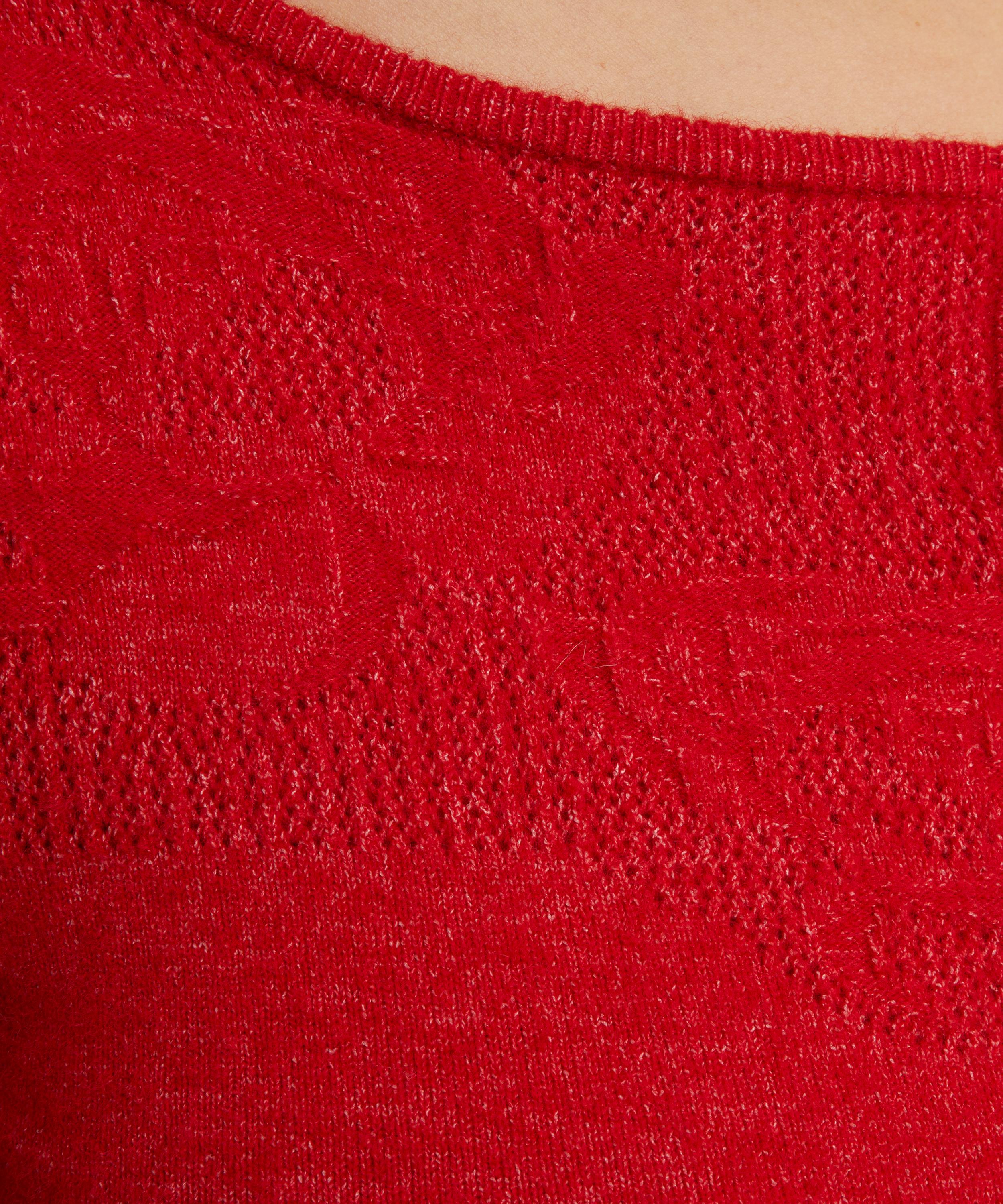 Peachy Den - Claudine Tomato Cashmere-Blend Cardigan image number 4