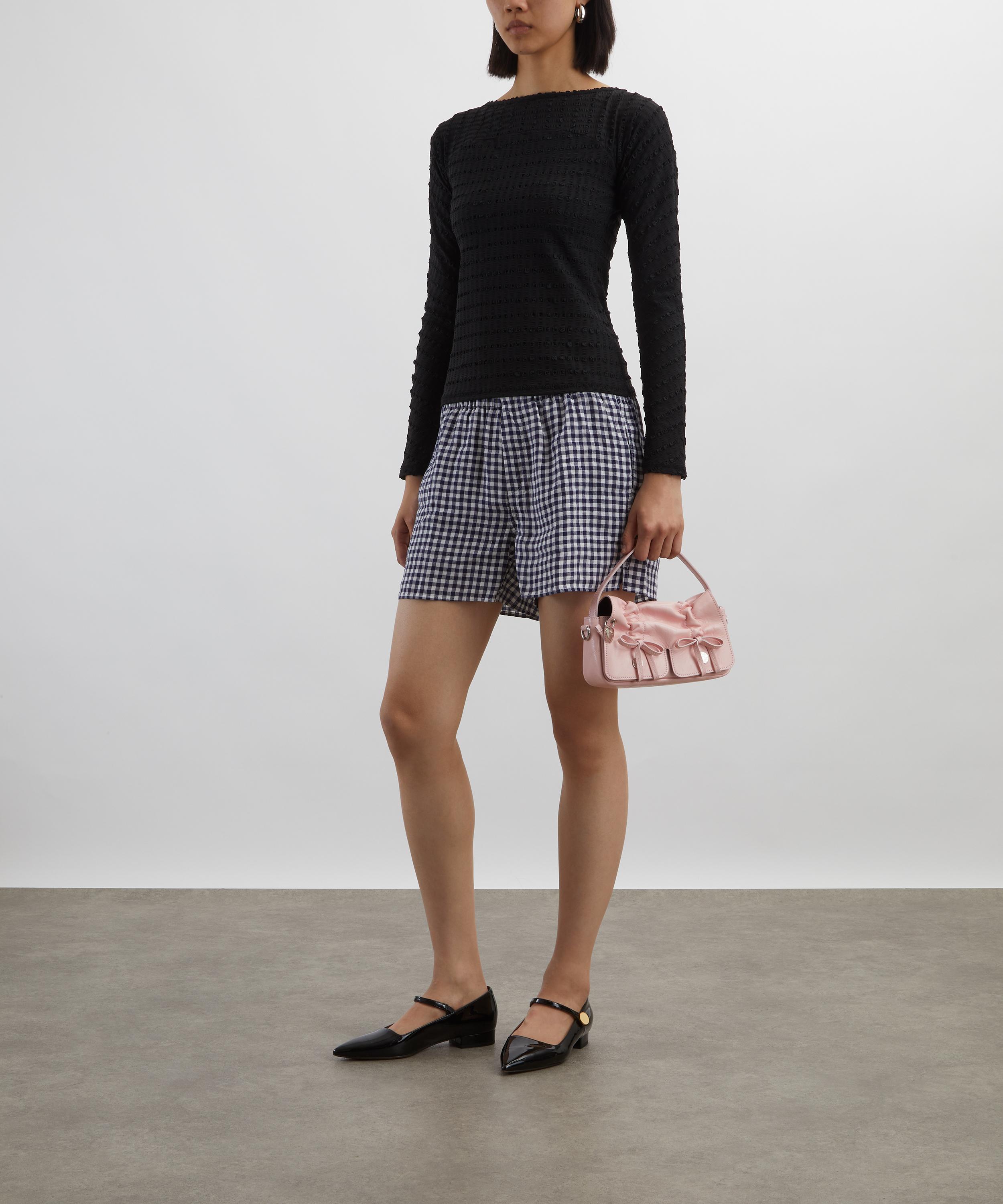 Peachy Den - Cindy Black Long Sleeve Top image number 1