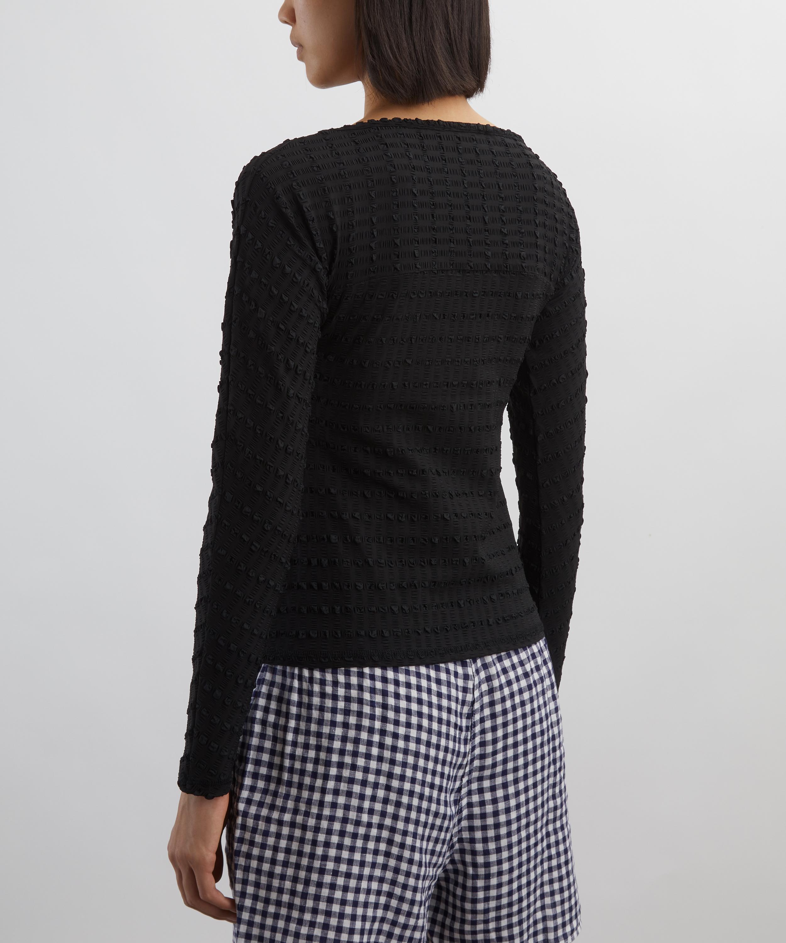 Peachy Den - Cindy Black Long Sleeve Top image number 3