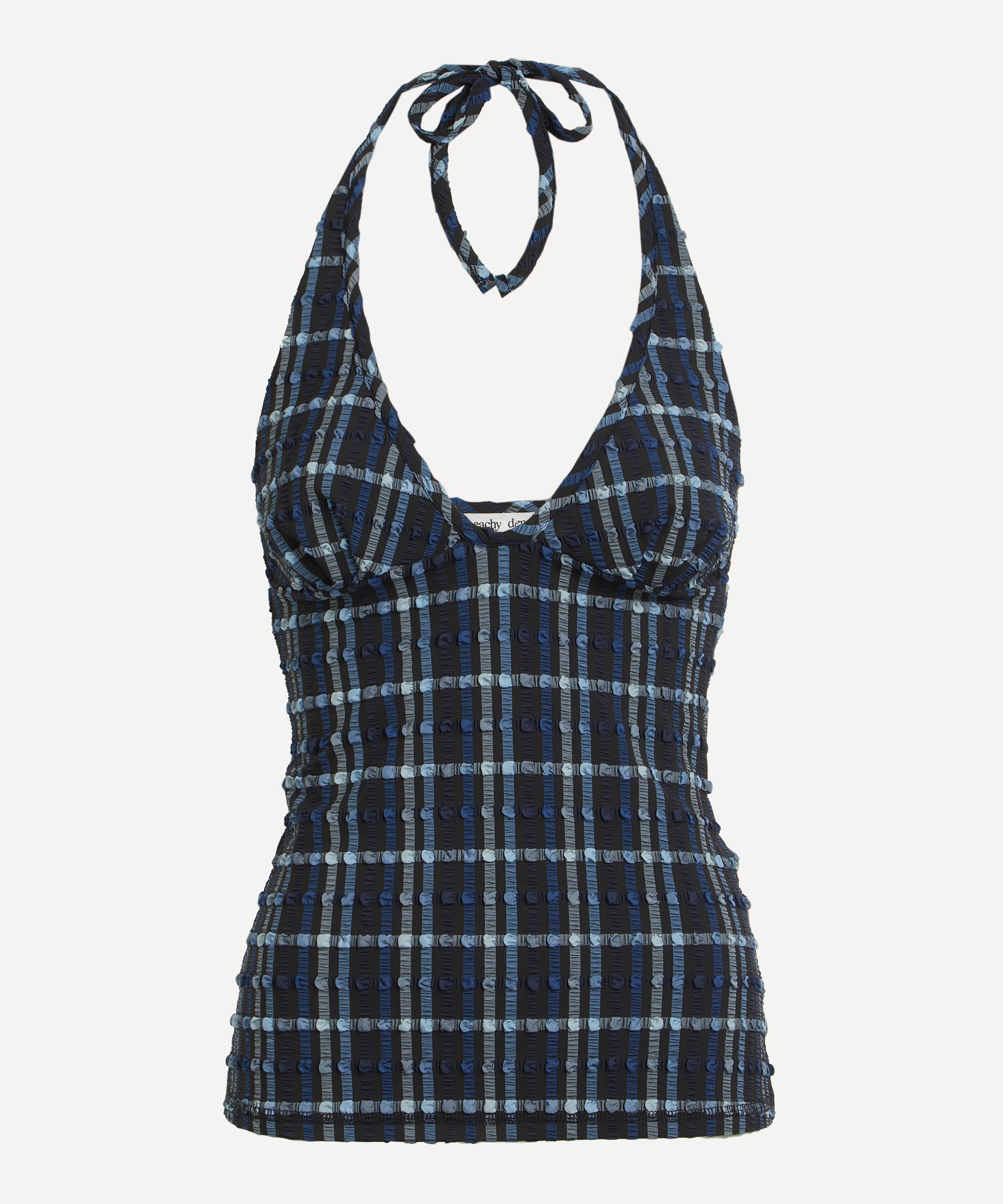 Peachy Den - Cindy Selvedge Halter Top image number 0