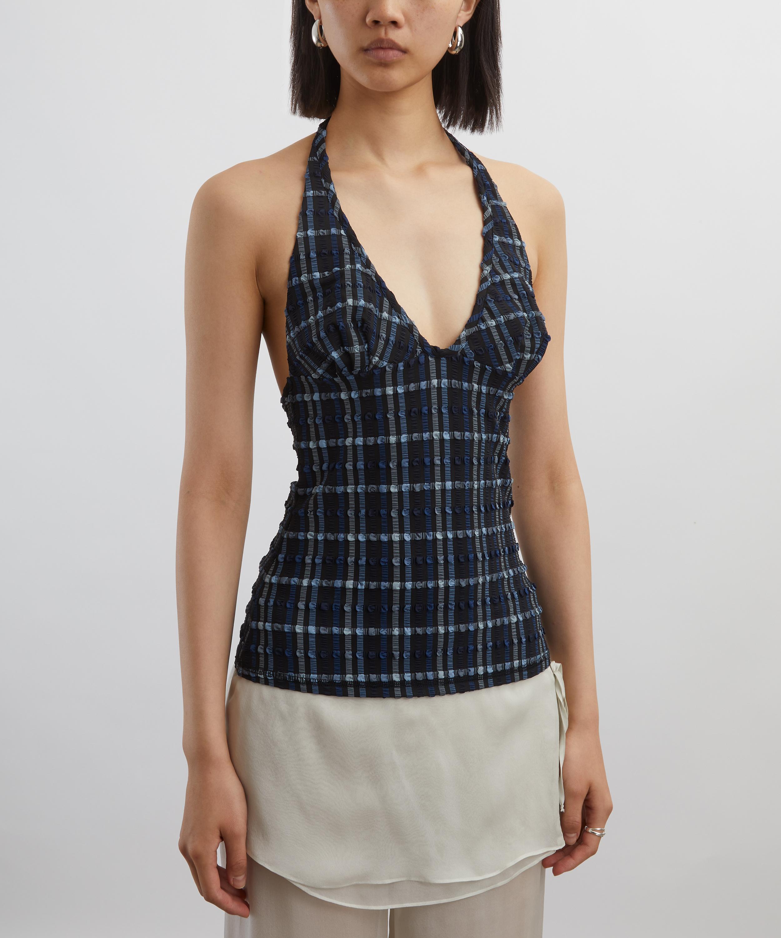Peachy Den - Cindy Selvedge Halter Top image number 2