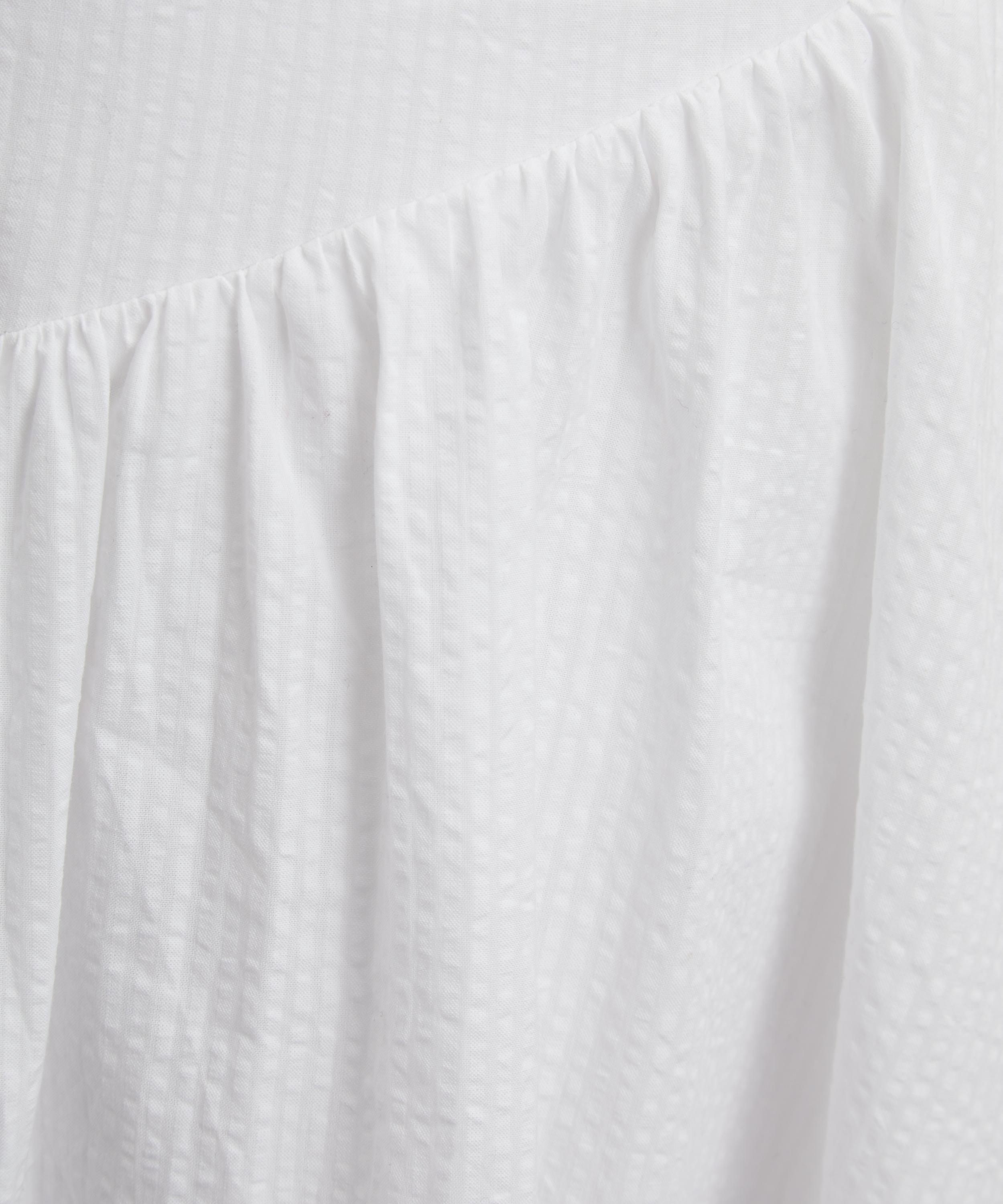 Peachy Den - Deba Seersucker Porcelain Midi Skirt image number 4