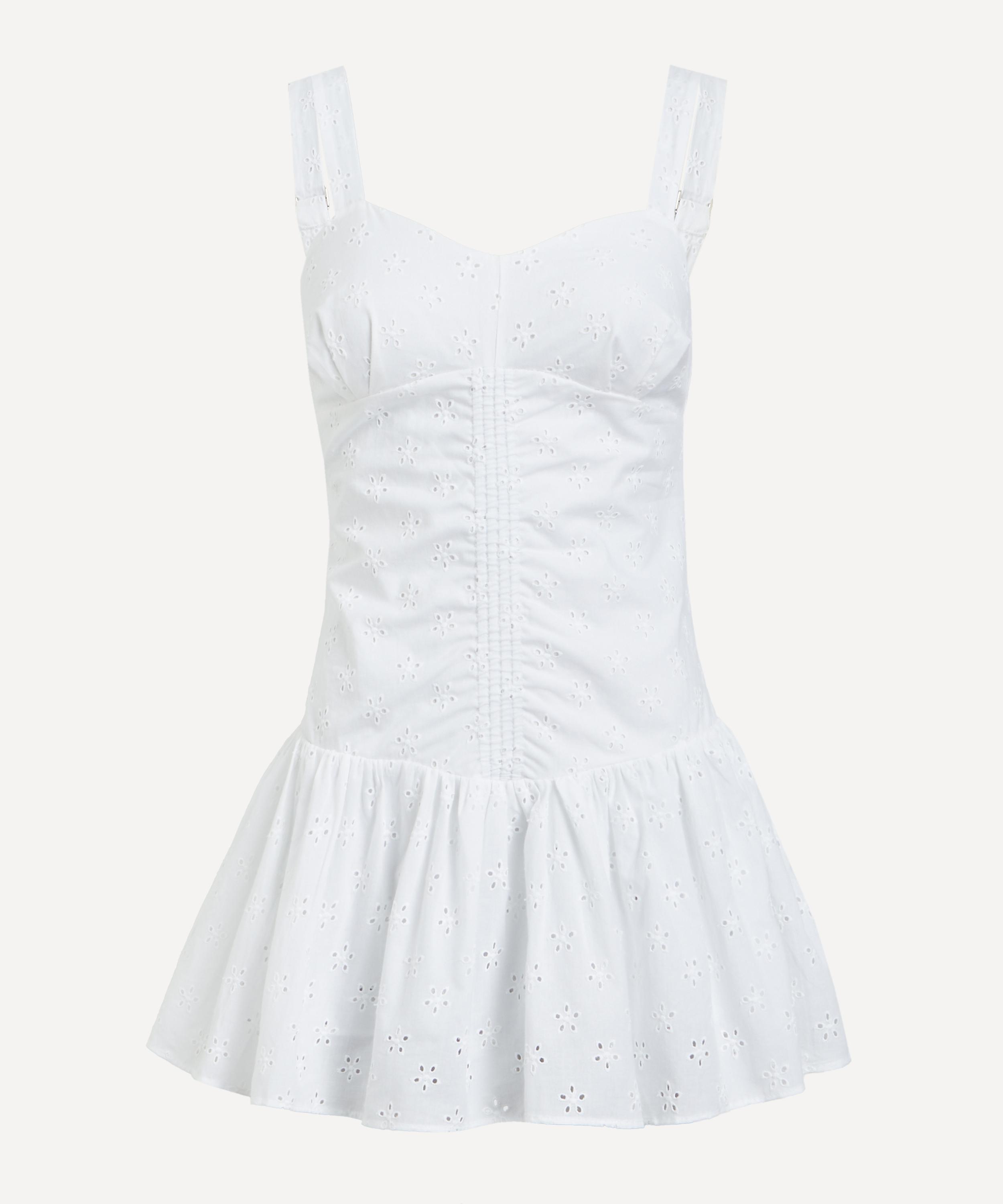 Peachy Den - White Dylan Romper Dress image number 0