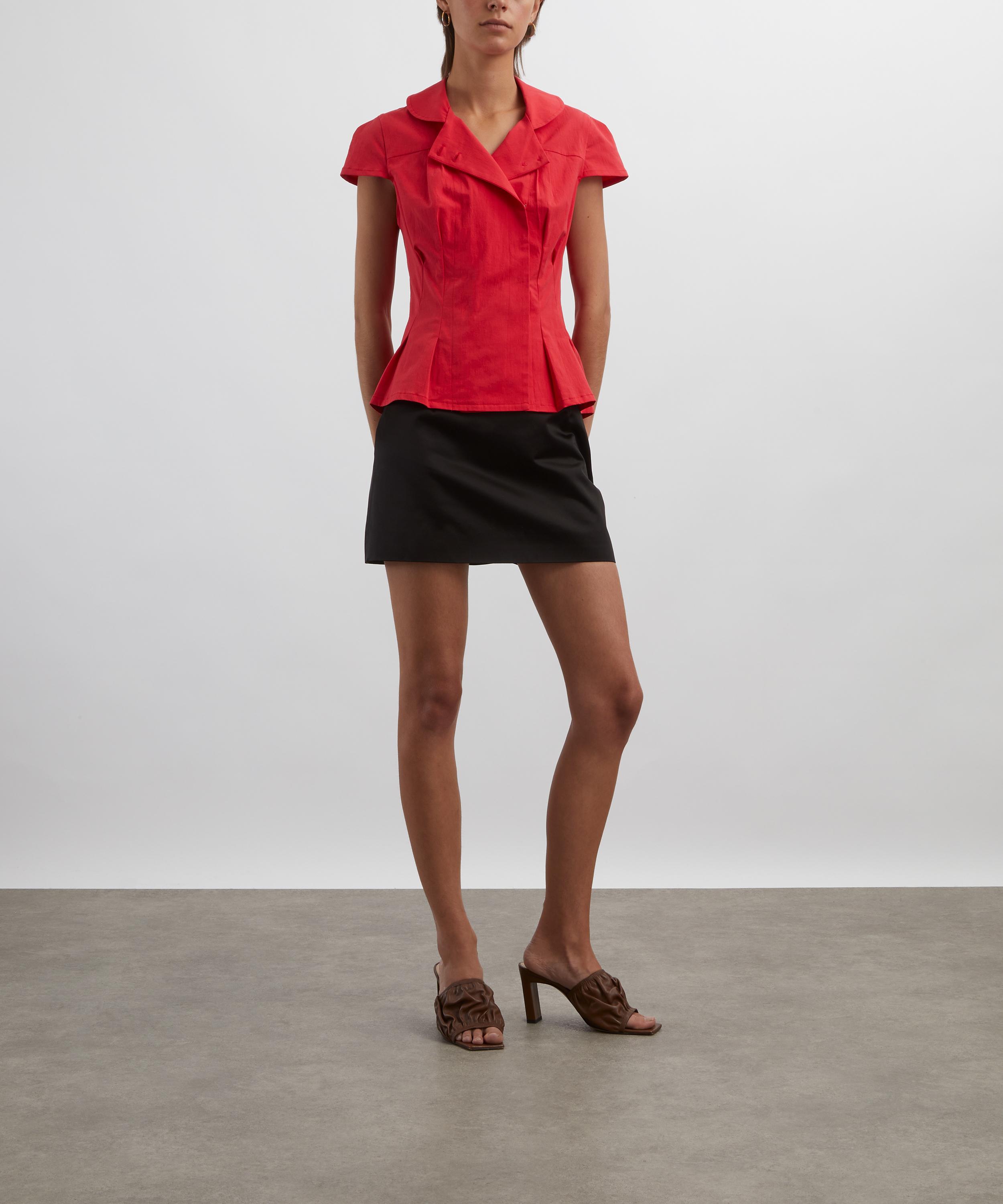 Peachy Den - Missy Tomato Blouse image number 1