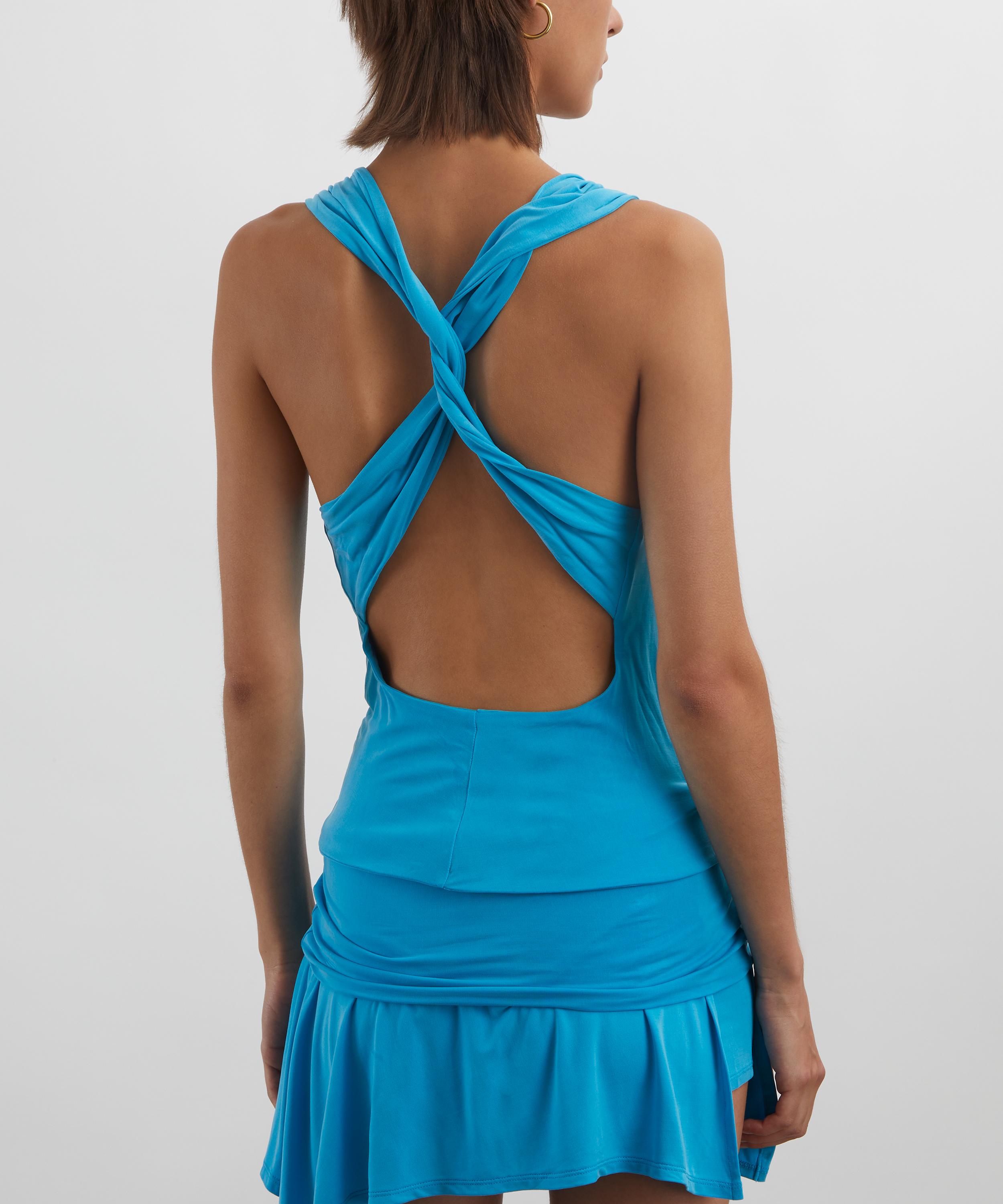 Peachy Den - Ocean Kylie Cross Back Top image number 3