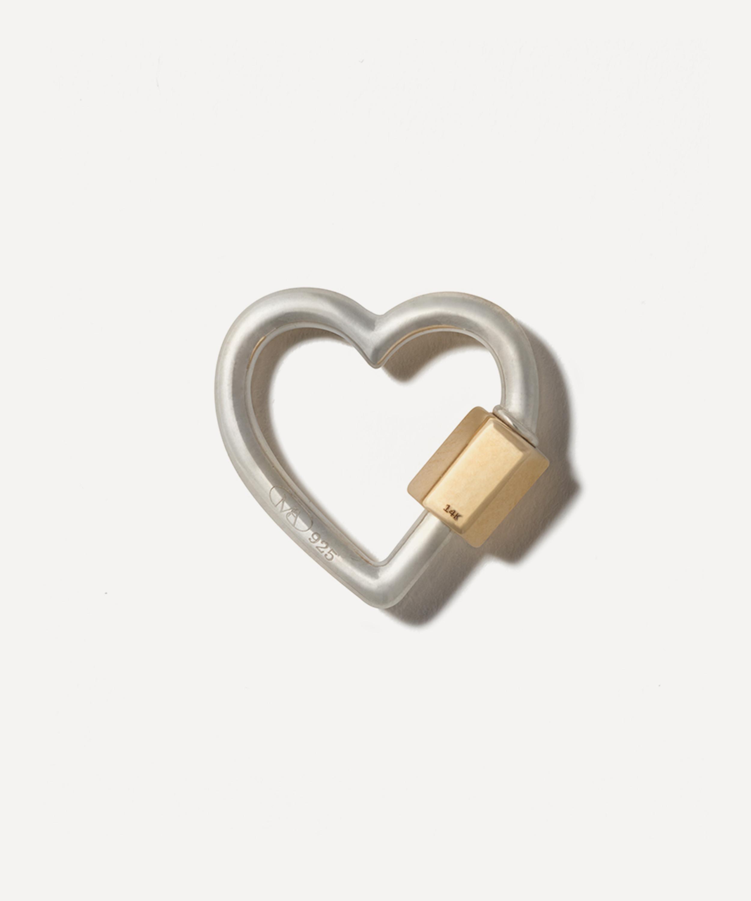 Marla Aaron - Mixed Metal Heartlock Clasp image number 0