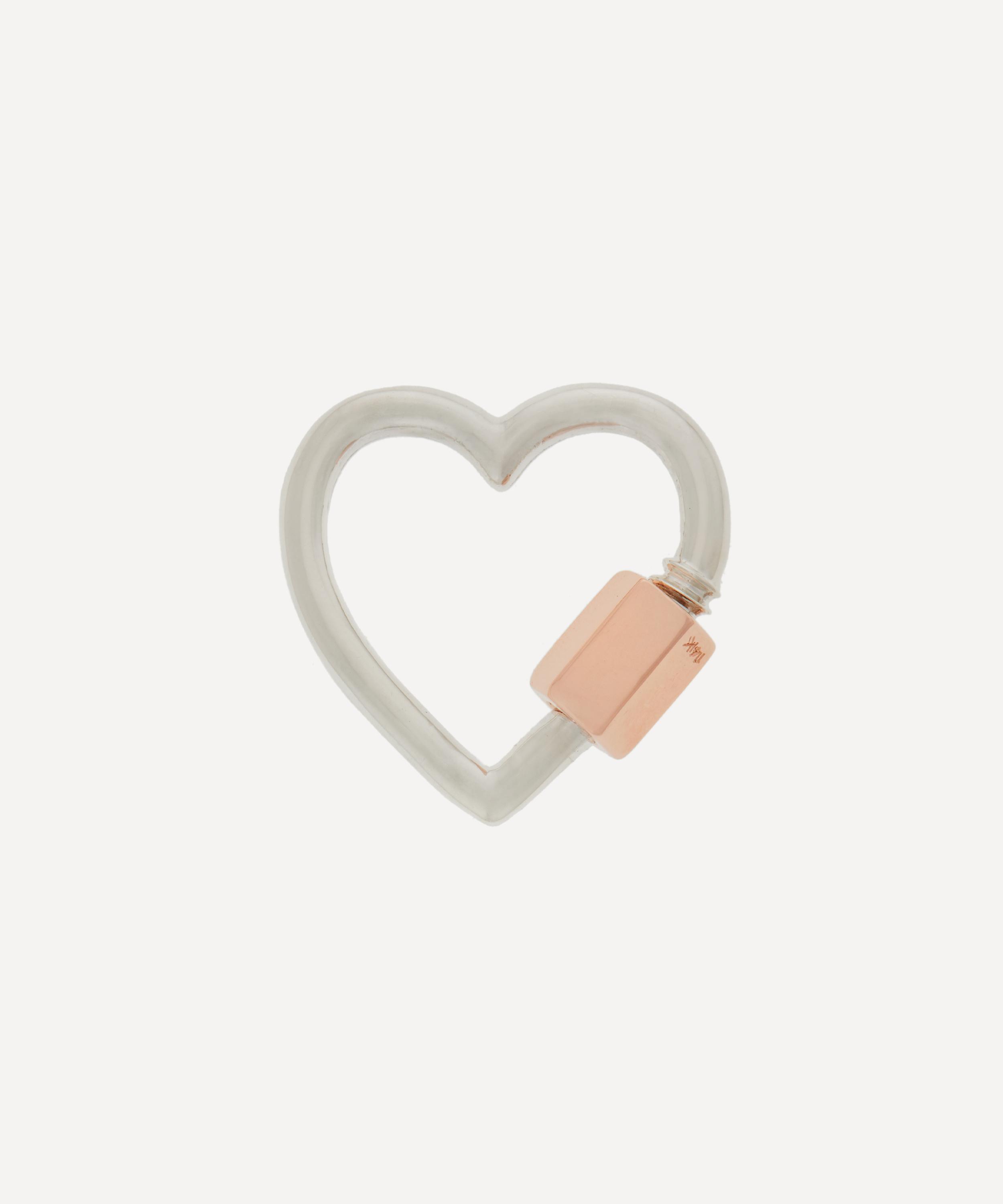 Marla Aaron - Mixed Metal Heartlock Clasp image number 0