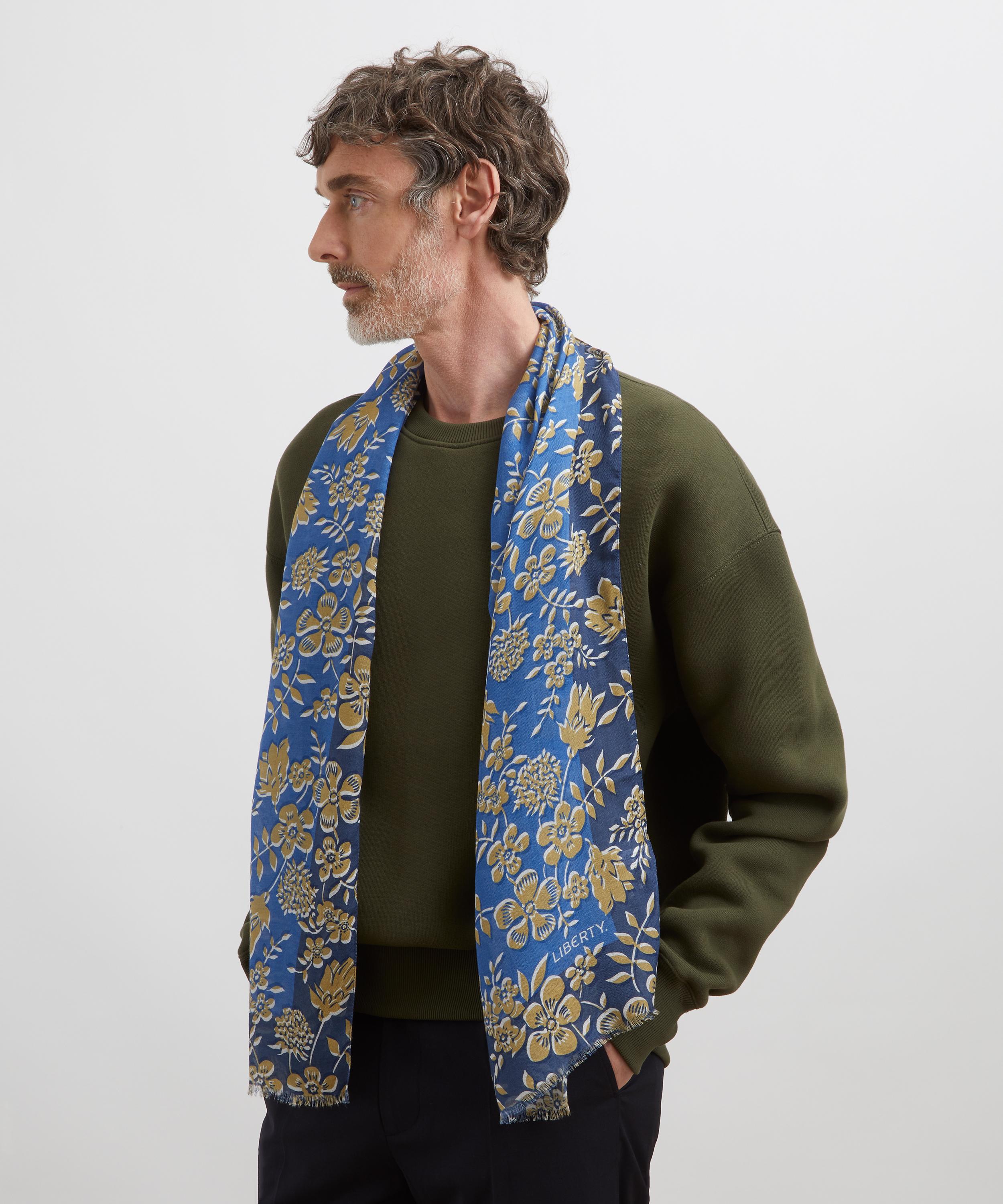 Liberty - Master Plan 60x160 Modal-Cashmere Scarf image number 1