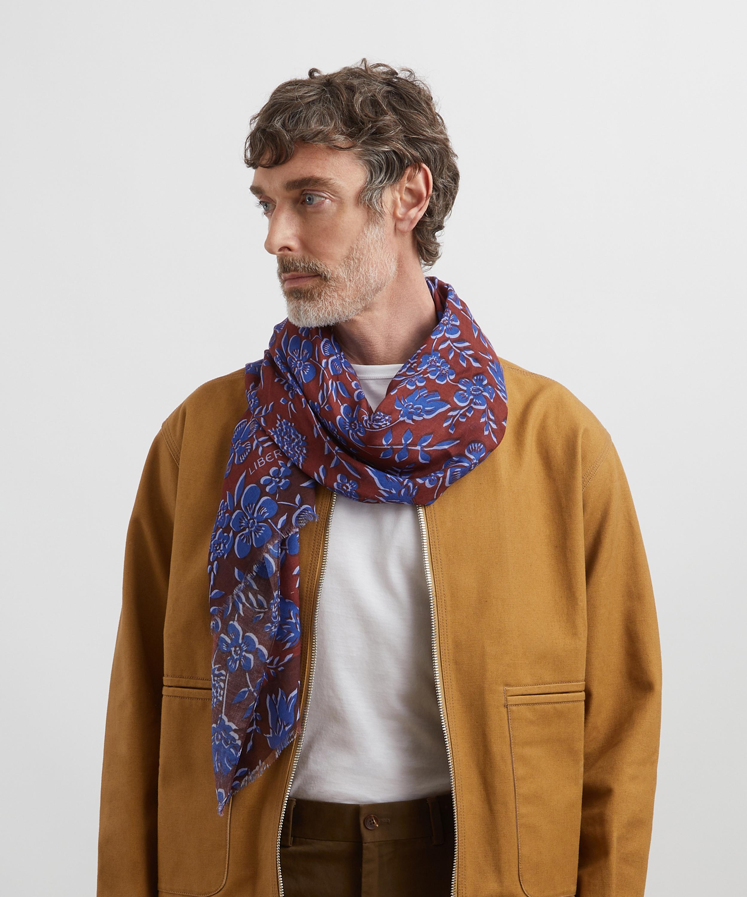Liberty - Master Plan 60x160 Modal-Cashmere Scarf image number 4