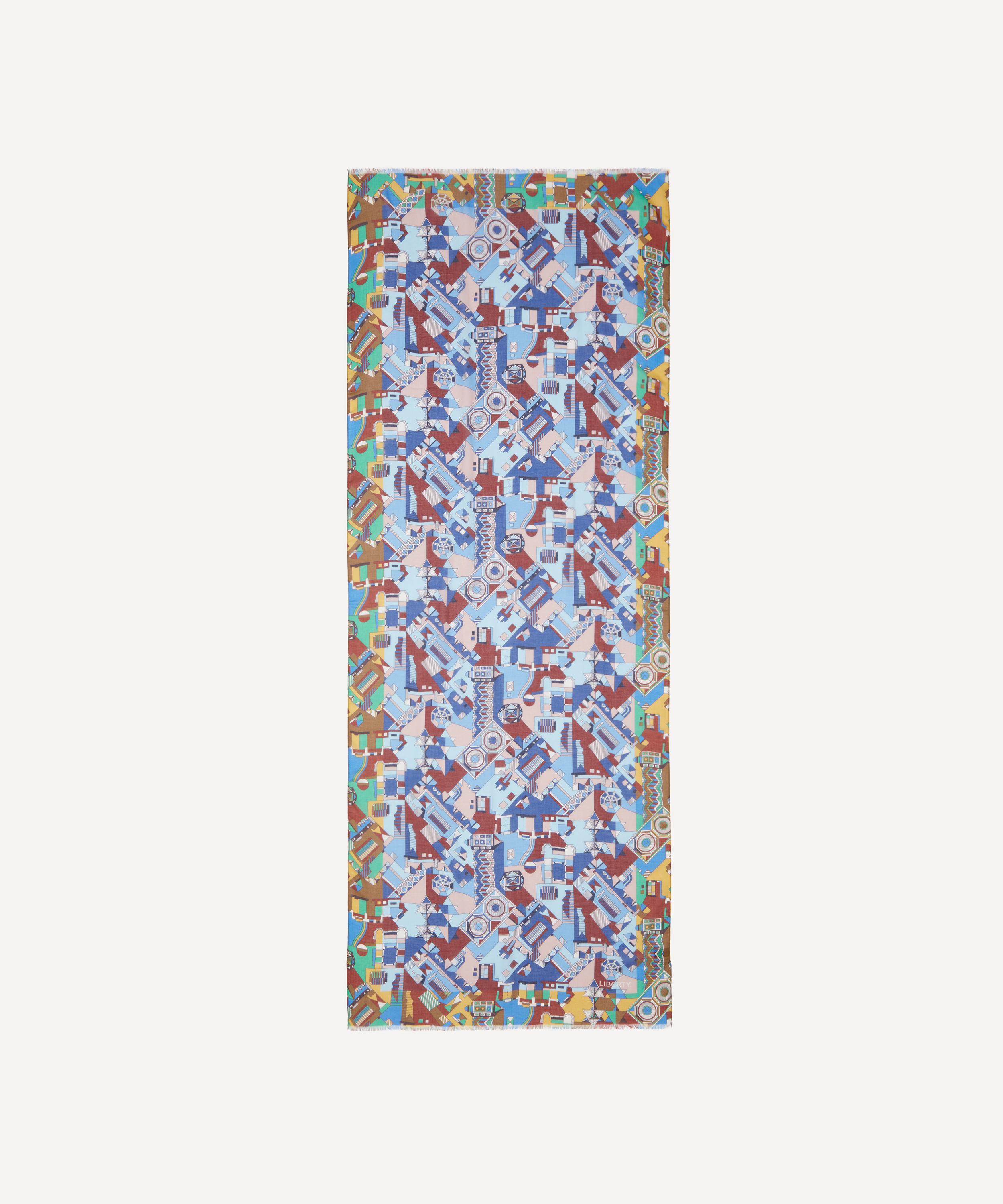 Liberty - Edenham Haze 60x160 Modal-Cashmere Scarf image number 0