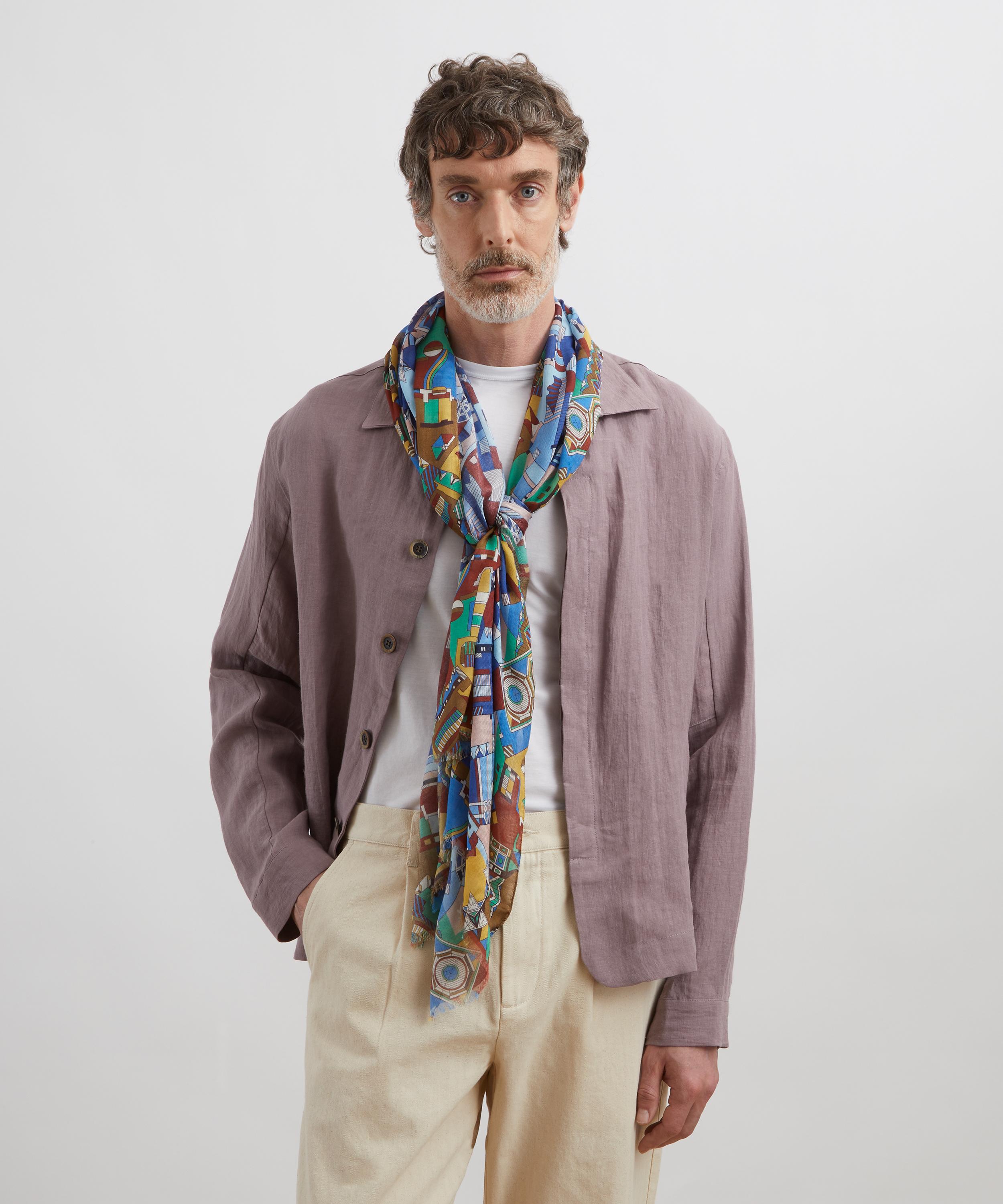 Liberty - Edenham Haze 60x160 Modal-Cashmere Scarf image number 1