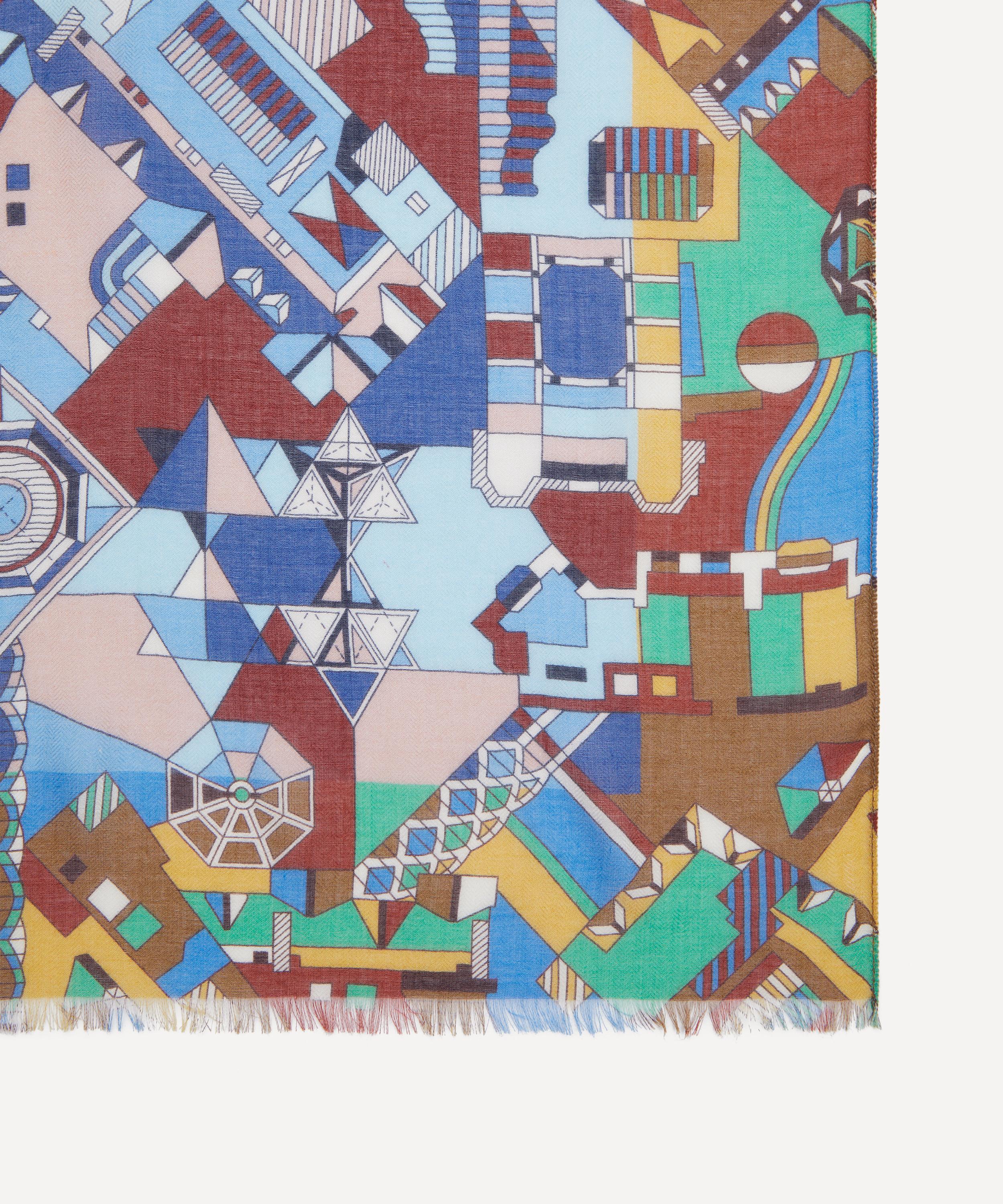 Liberty - Edenham Haze 60x160 Modal-Cashmere Scarf image number 3
