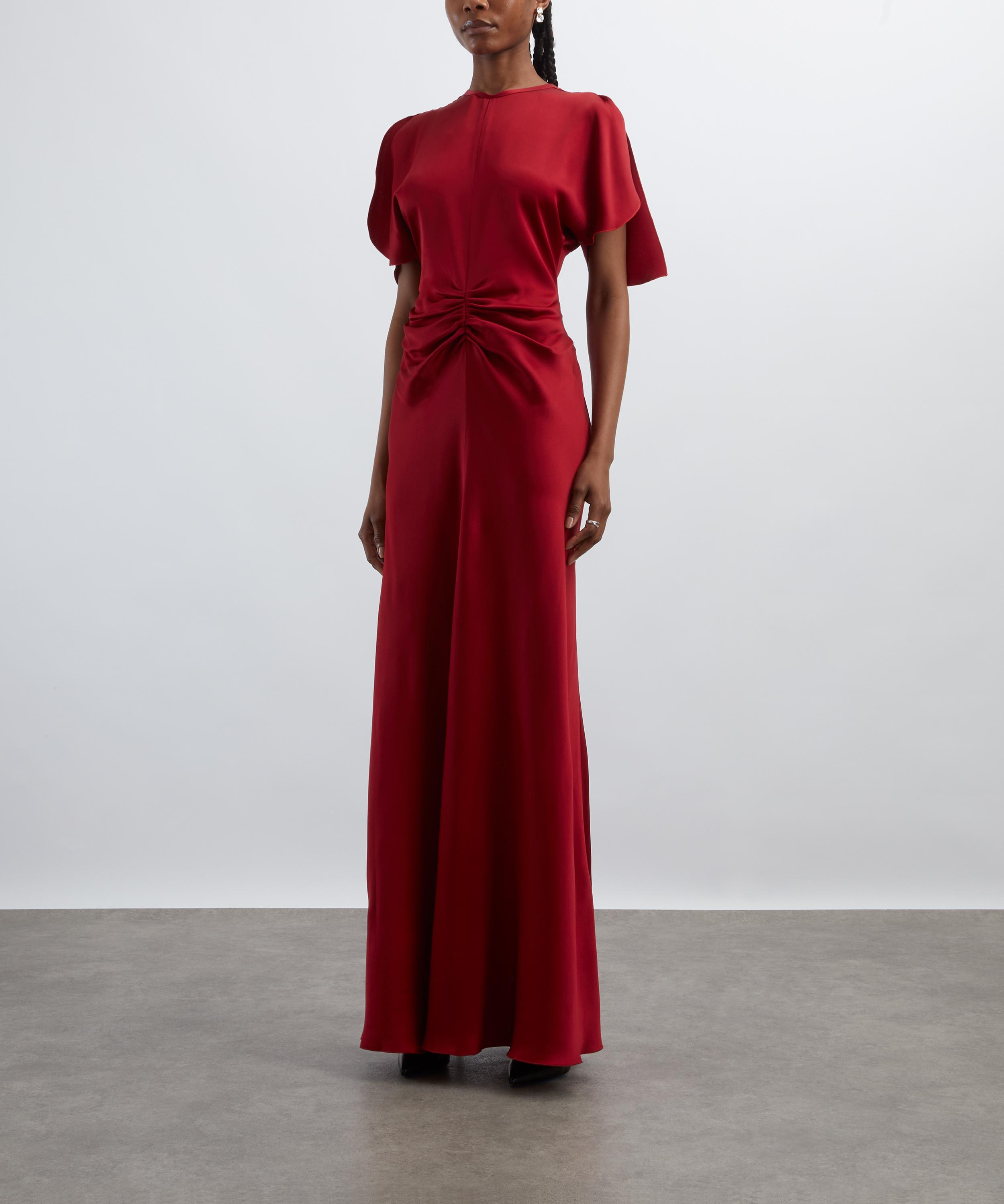 Victoria Beckham - Gathered Waist Floor-Length Dress  image number 2