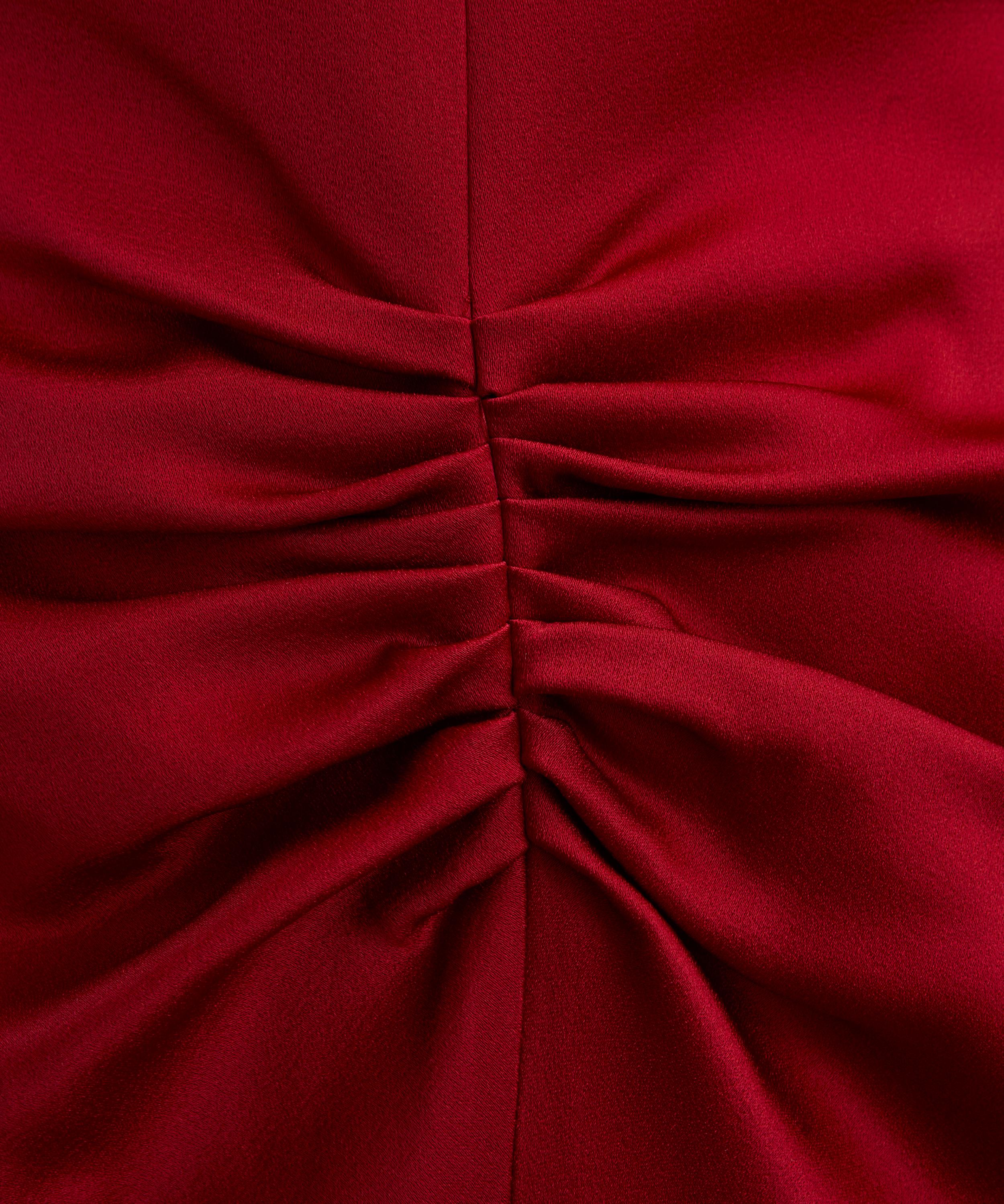 Victoria Beckham - Gathered Waist Floor-Length Dress  image number 4