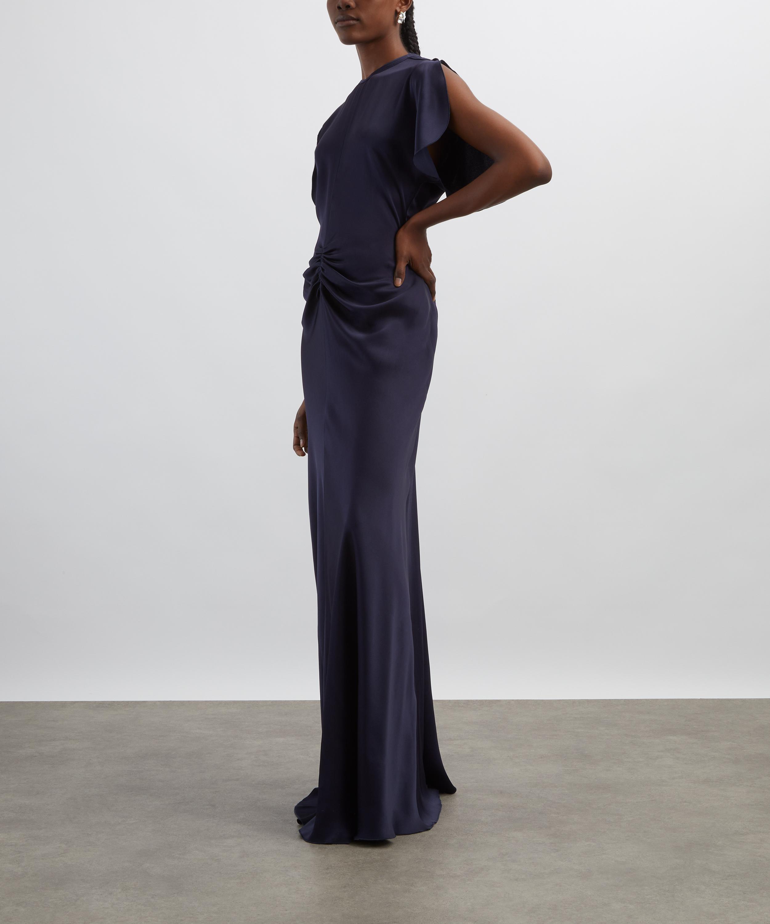 Victoria Beckham - Gathered Waist Floor-Length Dress  image number 2