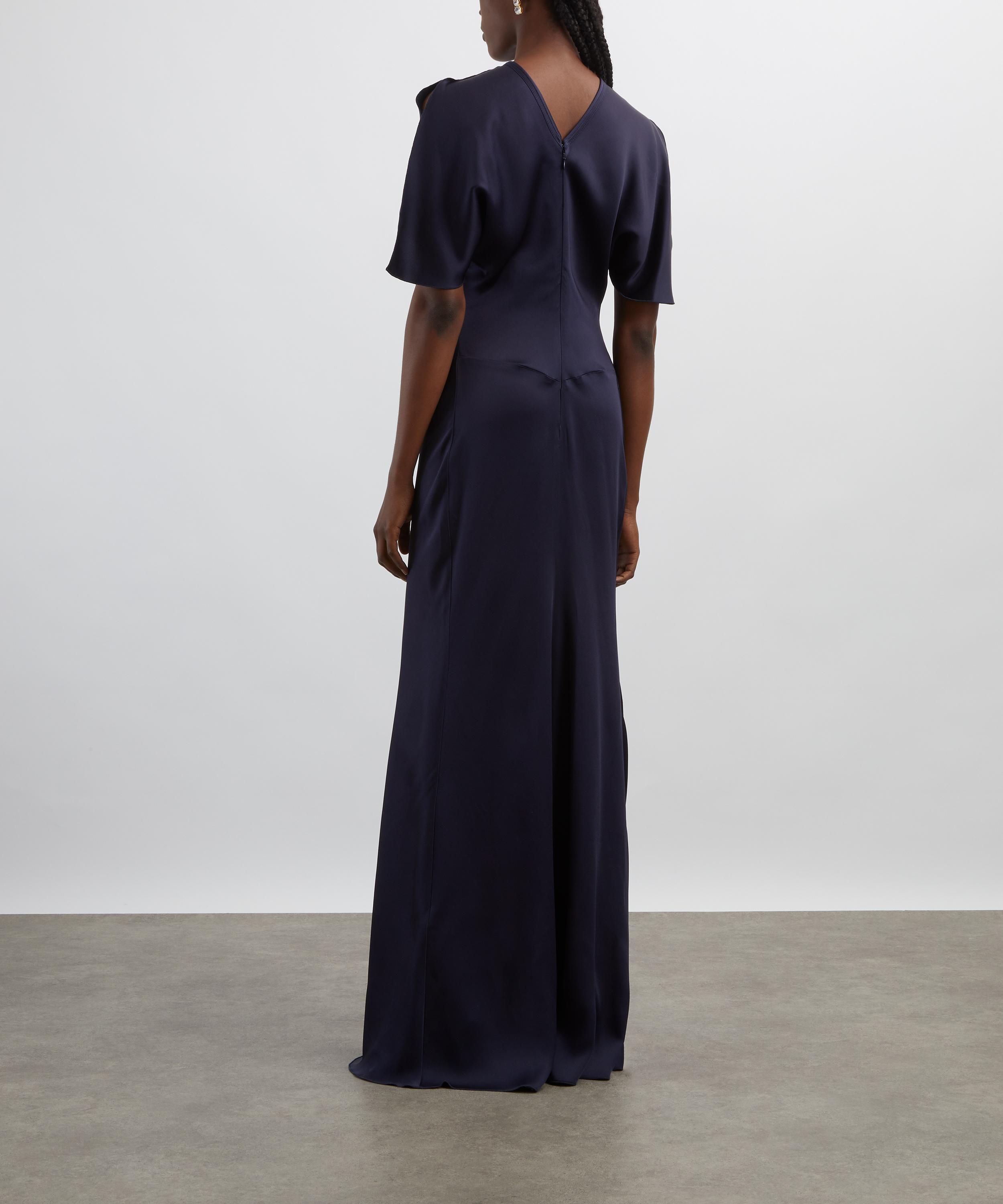 Victoria Beckham - Gathered Waist Floor-Length Dress  image number 3