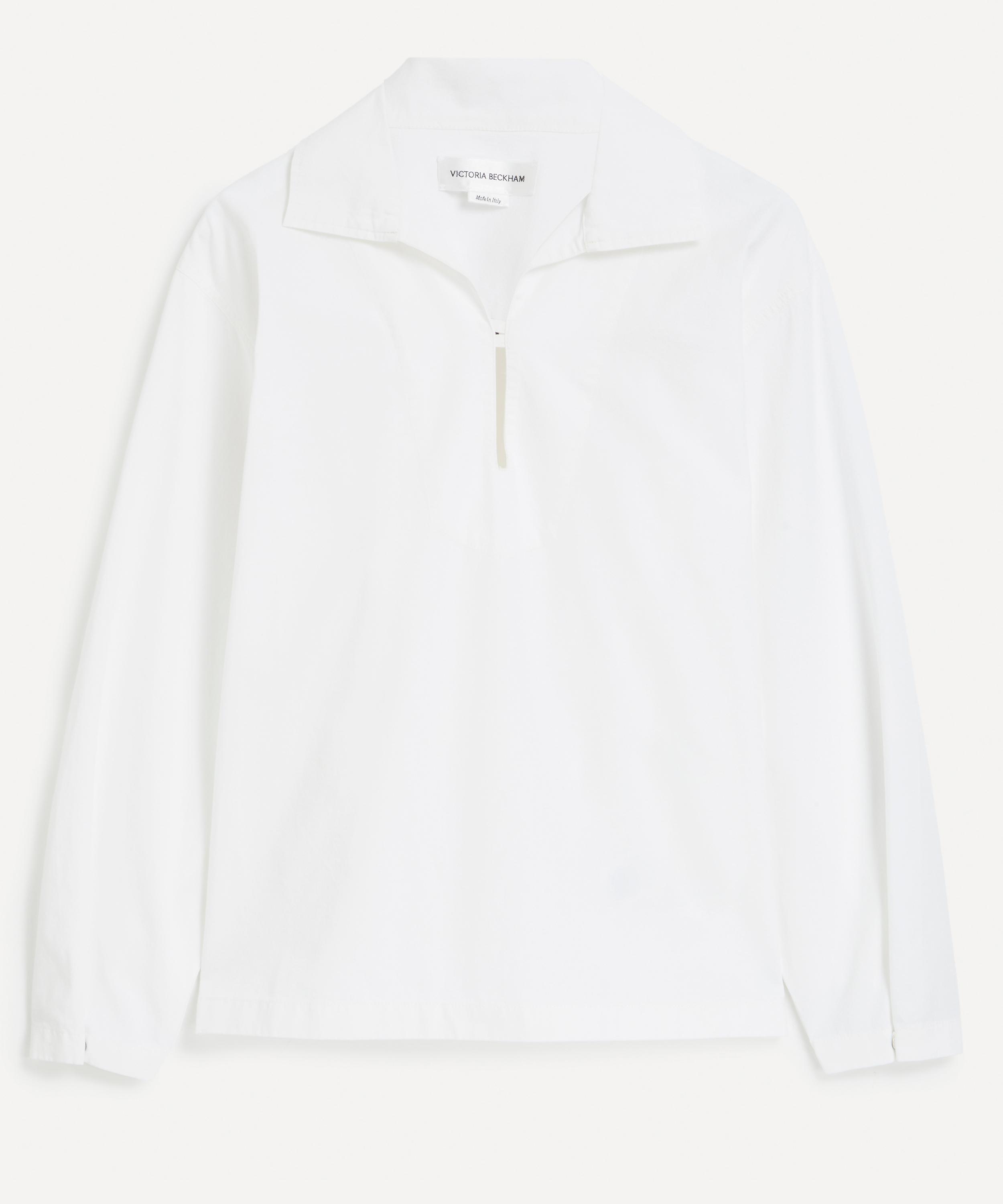 Victoria Beckham - Tab Detail Denim Top image number 0