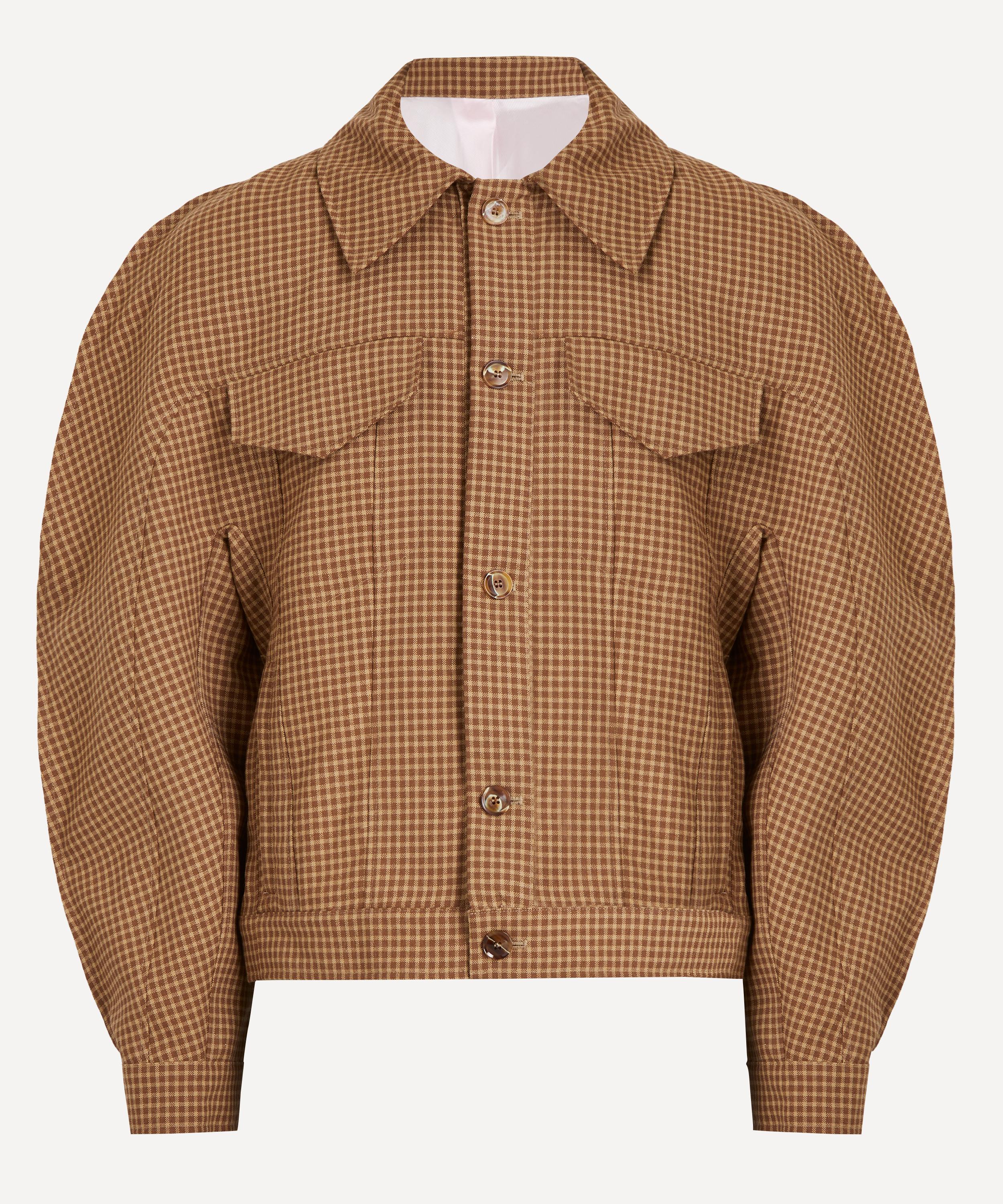 Séfr - Matthieu Check Wool Jacket image number 0