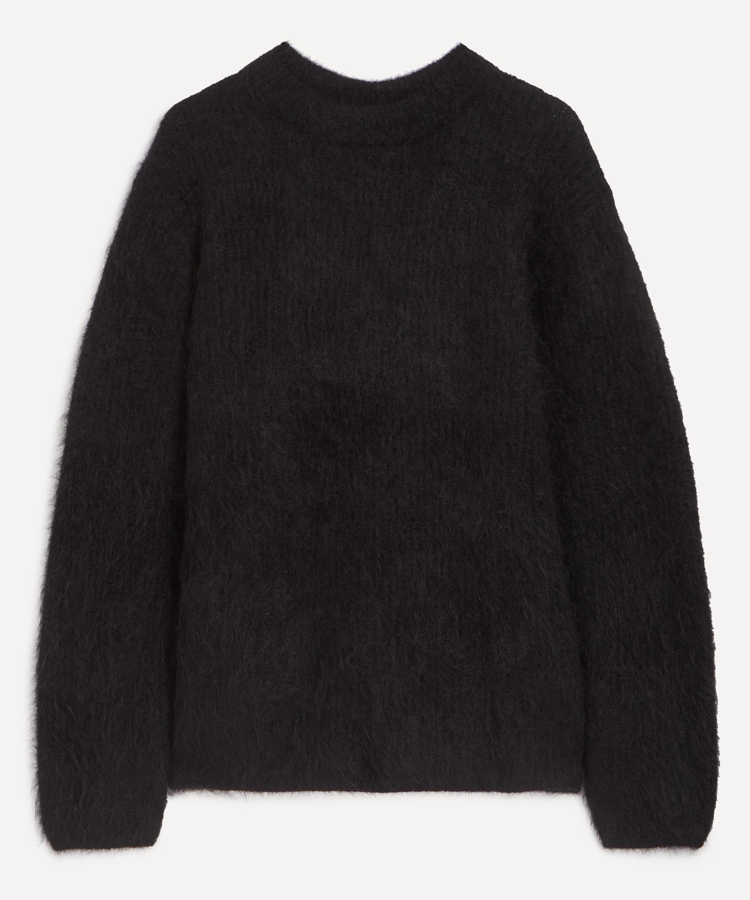 Séfr - Black Haru Brushed Alpaca-Blend Jumper image number 0