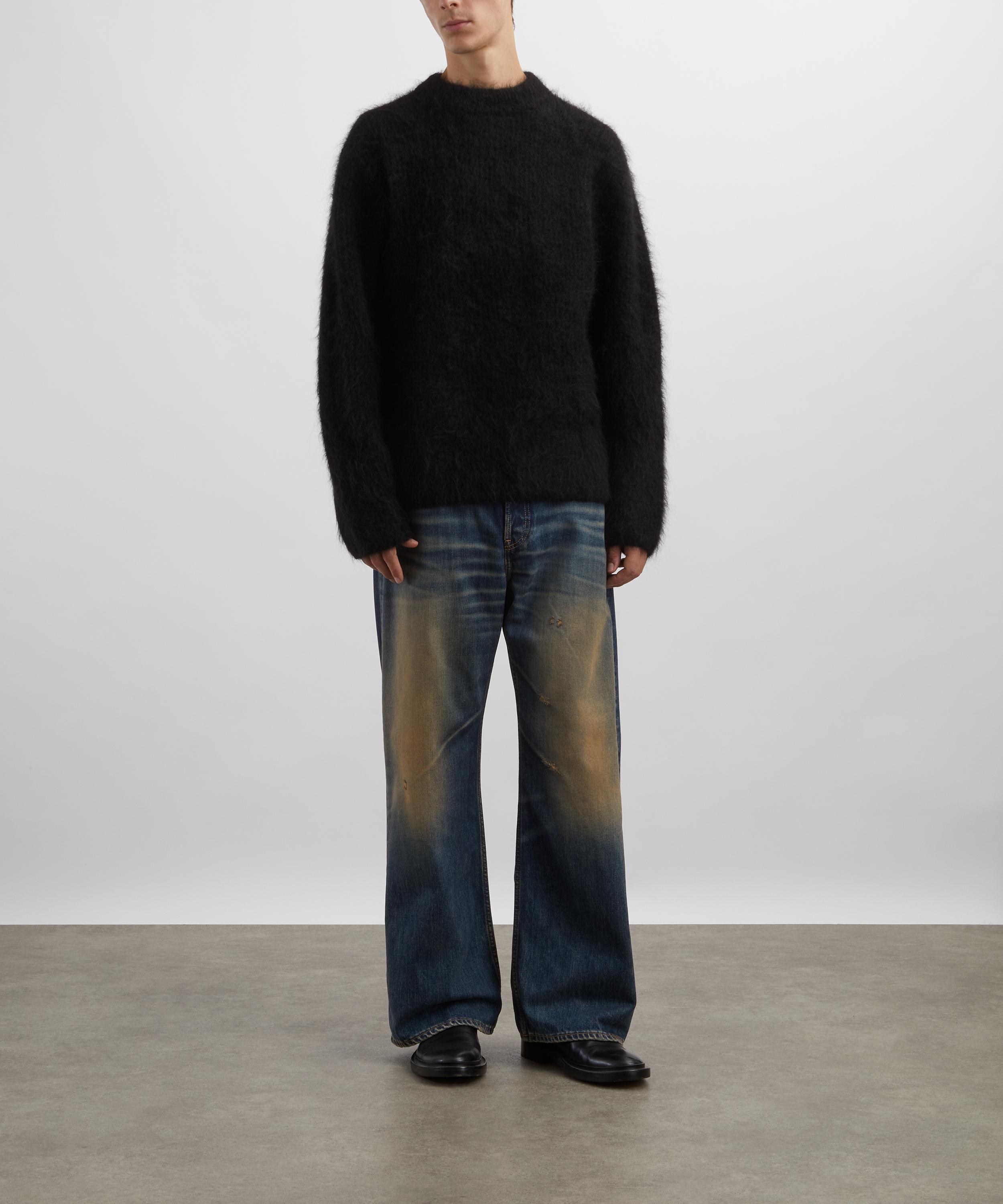 Séfr - Black Haru Brushed Alpaca-Blend Jumper image number 1