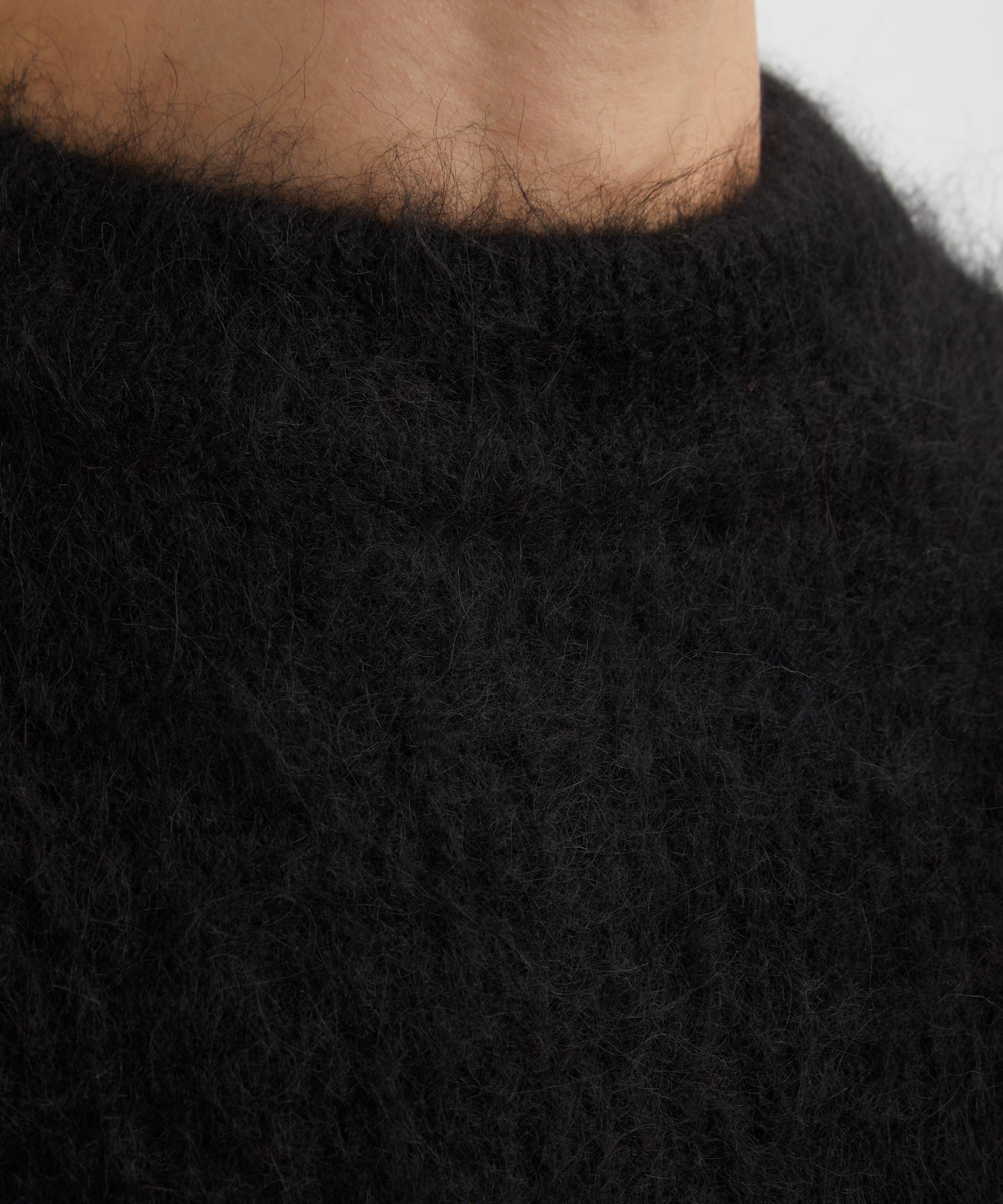 Séfr - Black Haru Brushed Alpaca-Blend Jumper image number 4