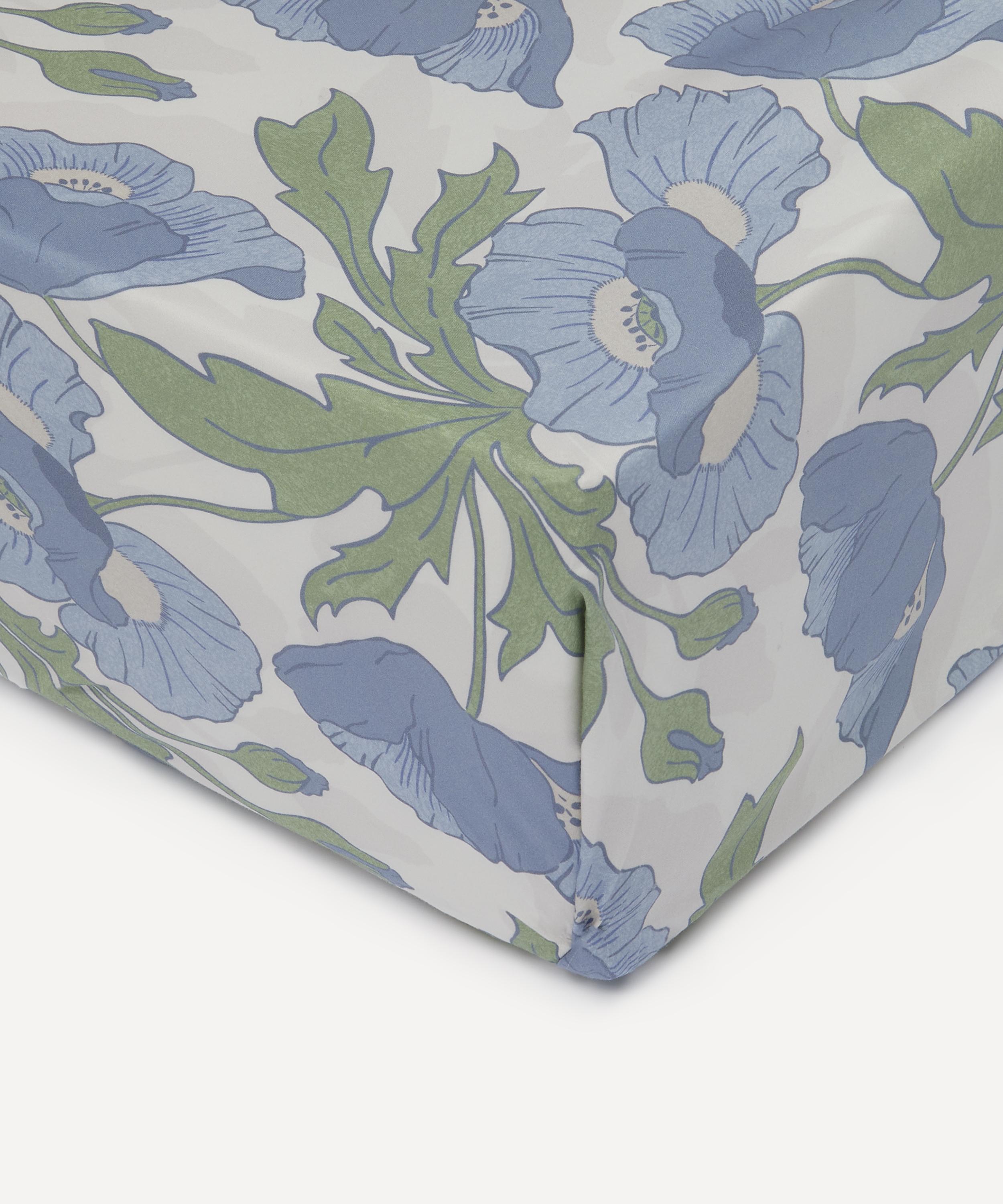 Liberty - Poppy Butterfield Cotton Sateen Double Fitted Sheet