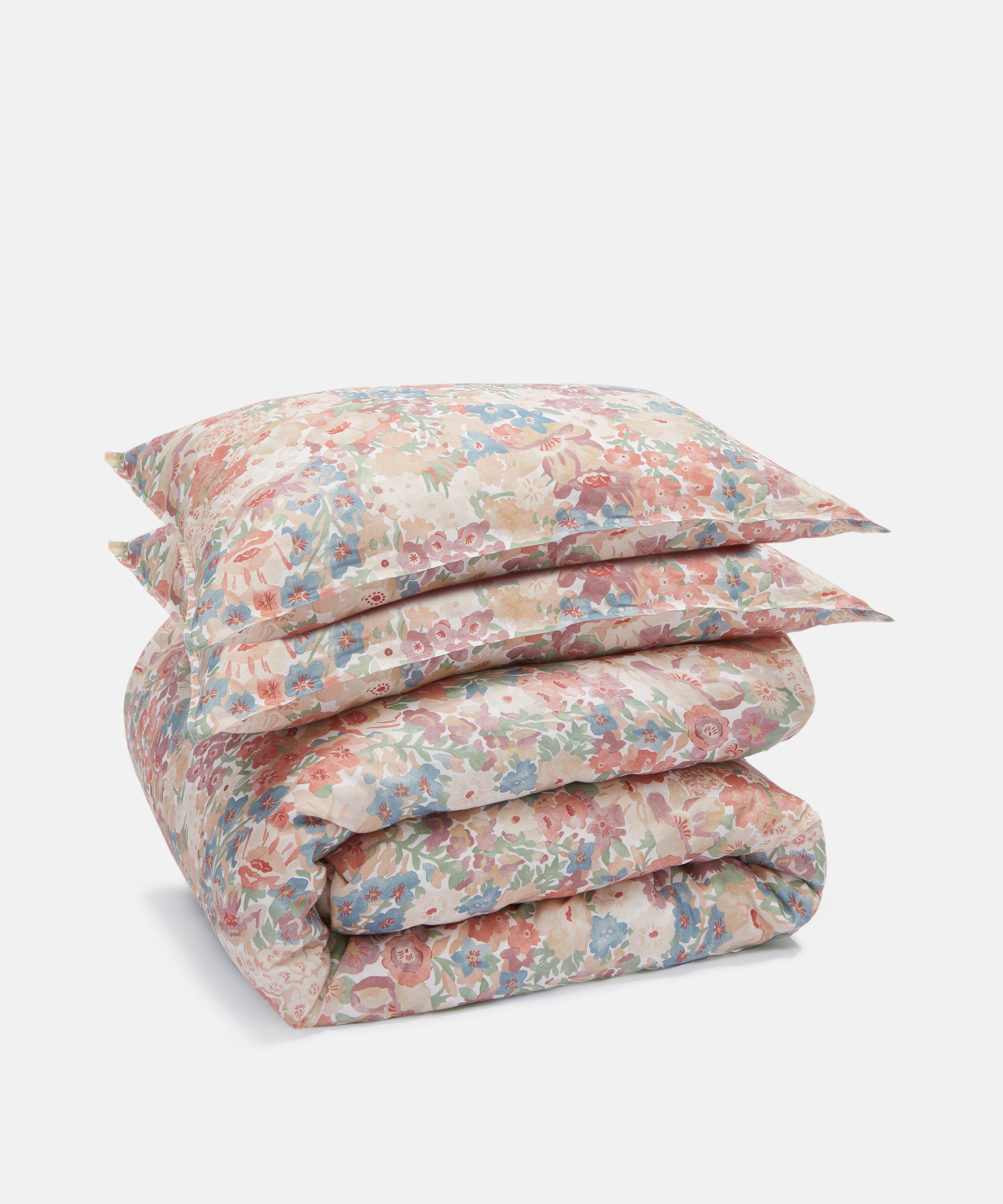Liberty - Watercolour Thorpe Linen Super King Duvet Cover Set