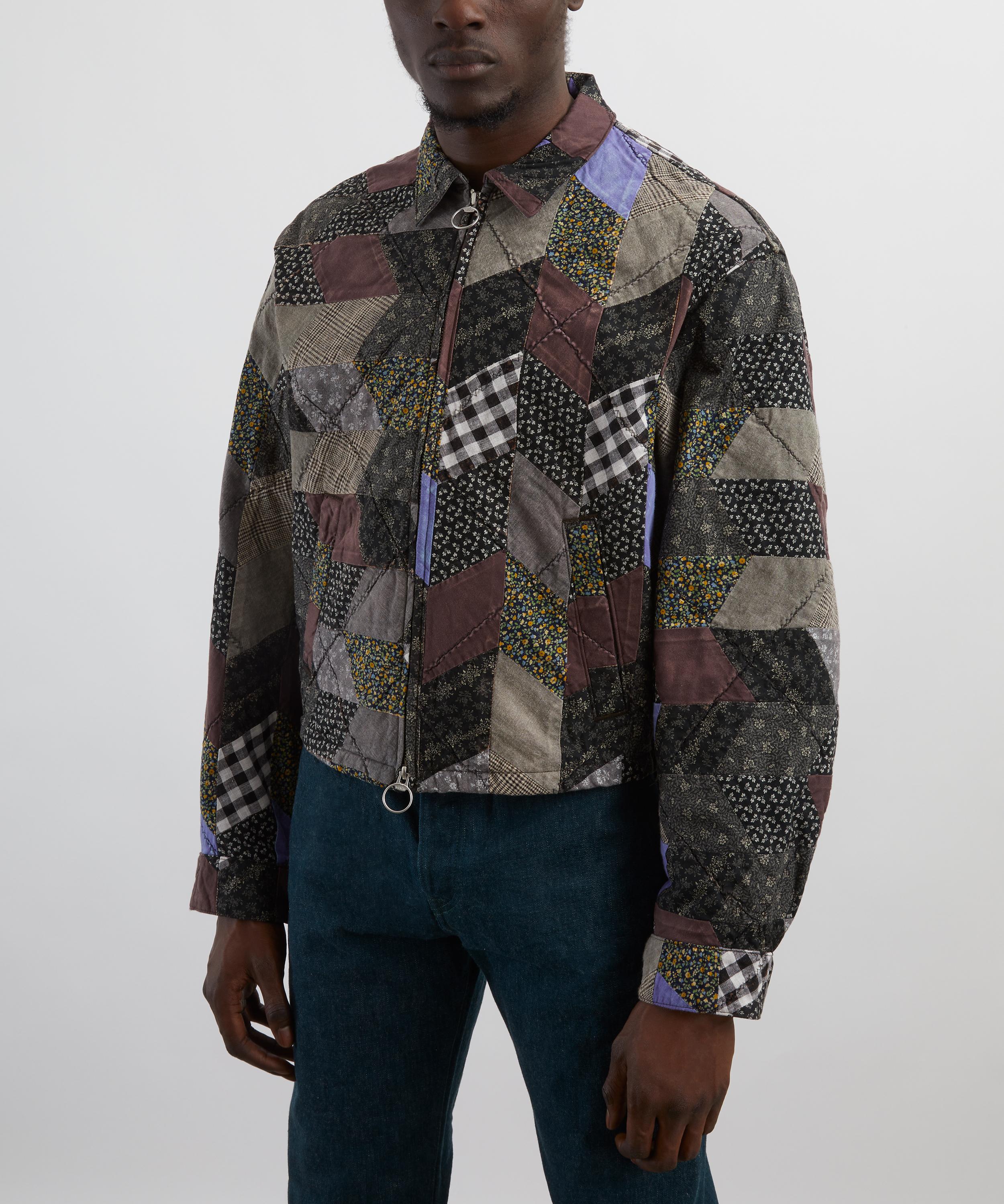 Kapital - Yabane Quilt Patchwork Drizzler Parka image number 2