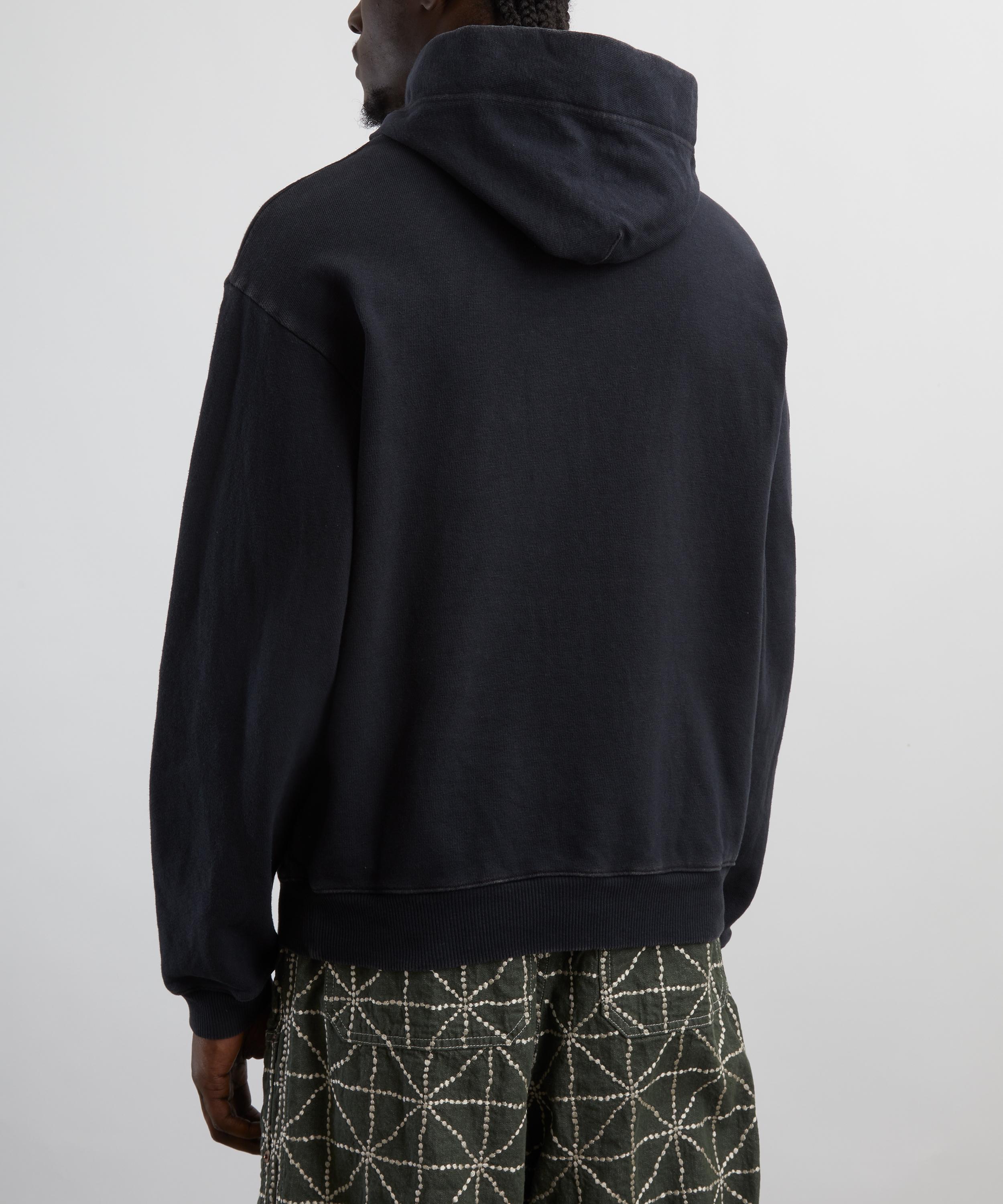 Kapital - Knit Feather Cord Hoodie image number 3
