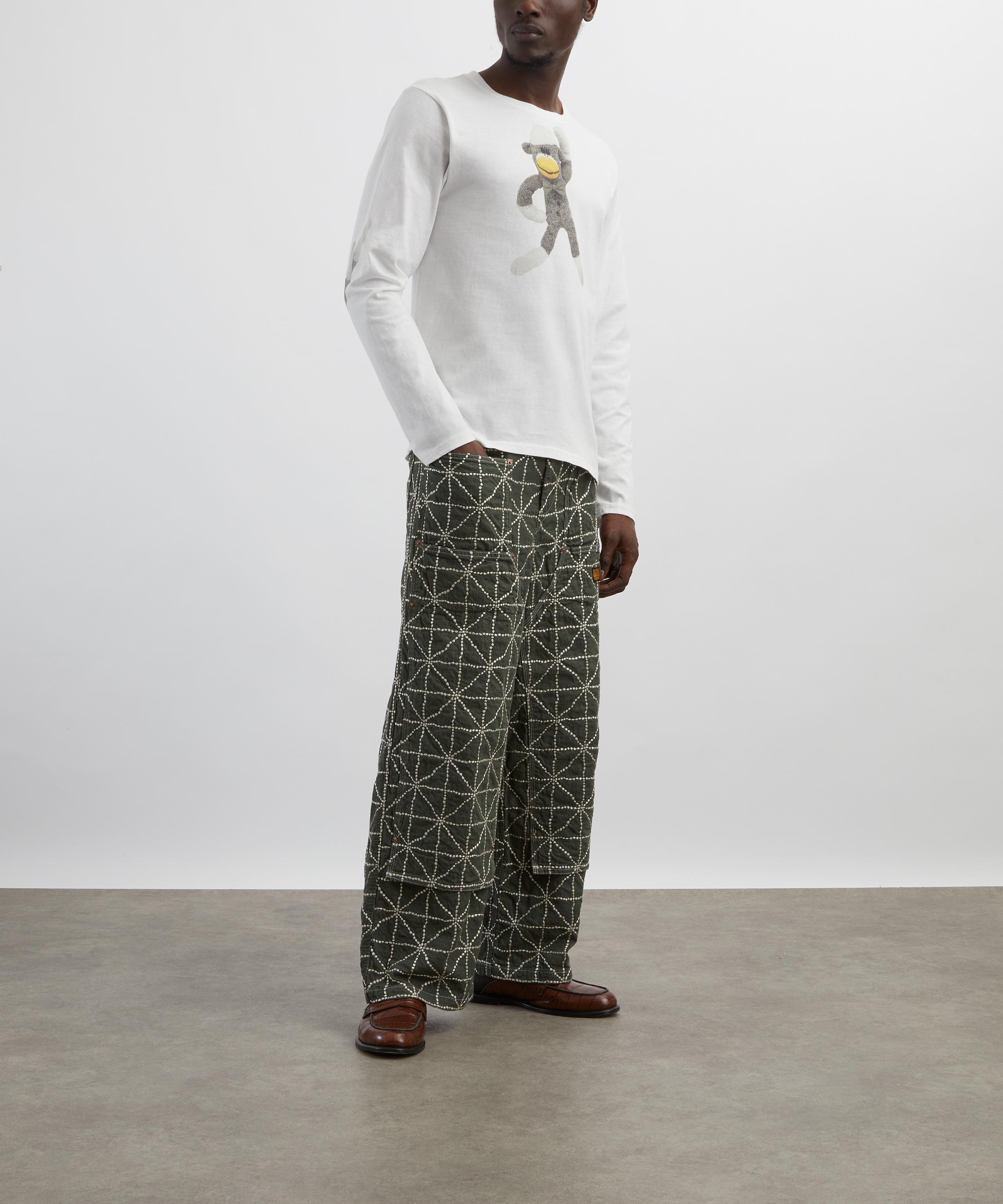Kapital - Kinechisaku Crewneck Long-Sleeve T-Shirt image number 1