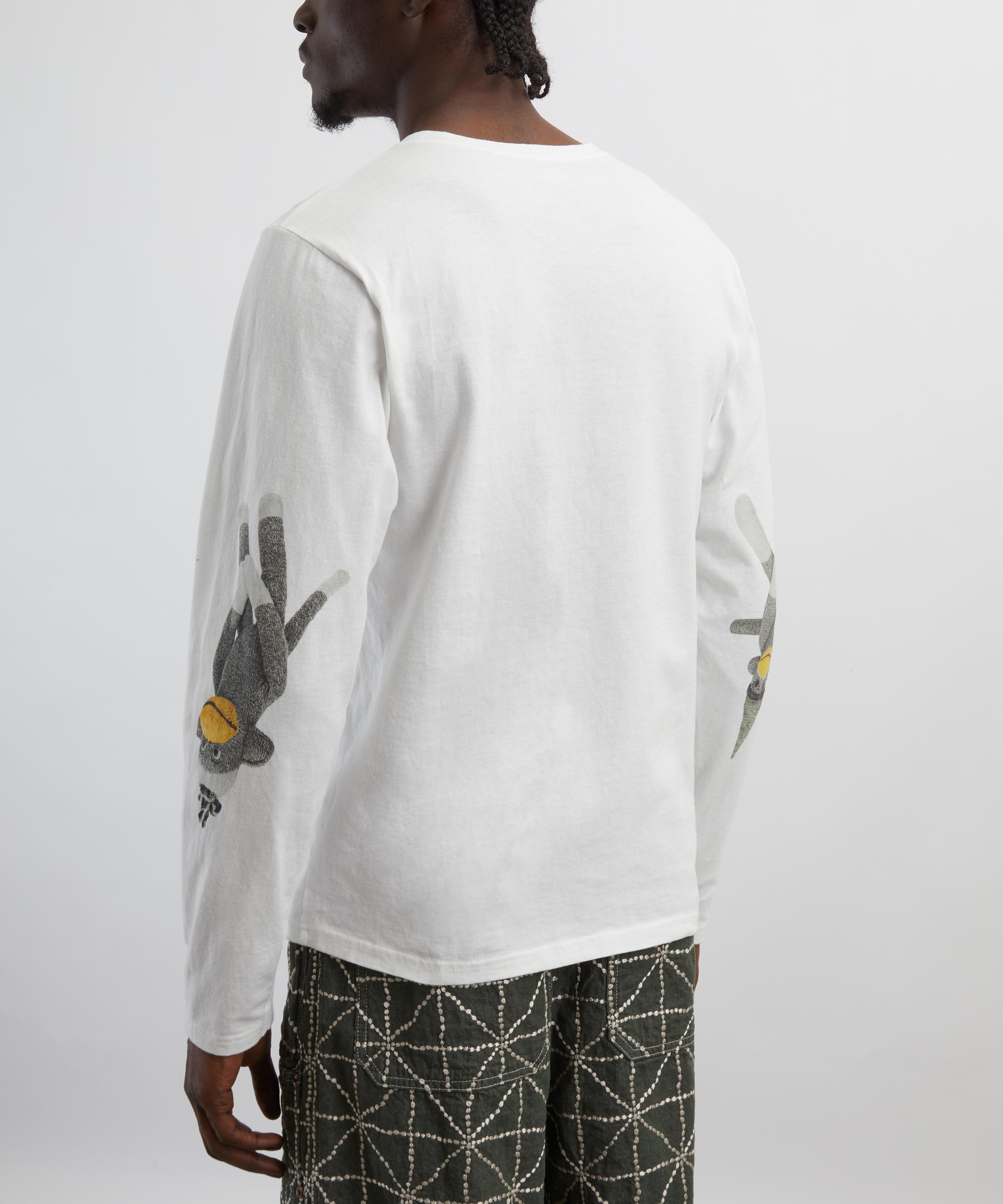 Kapital - Kinechisaku Crewneck Long-Sleeve T-Shirt image number 3