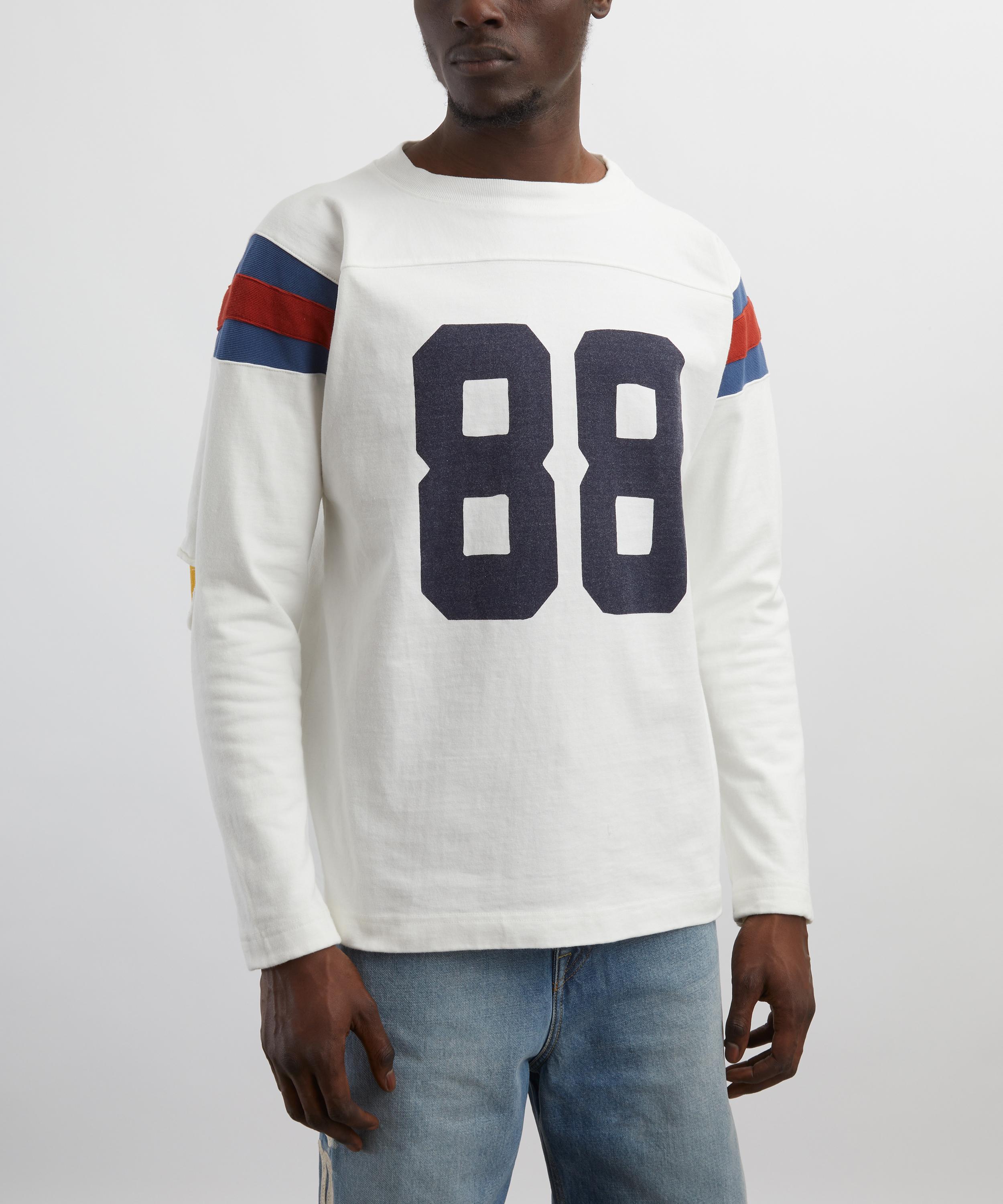 Kapital - Elbow-Rip Football Long-Sleeve T-Shirt image number 2