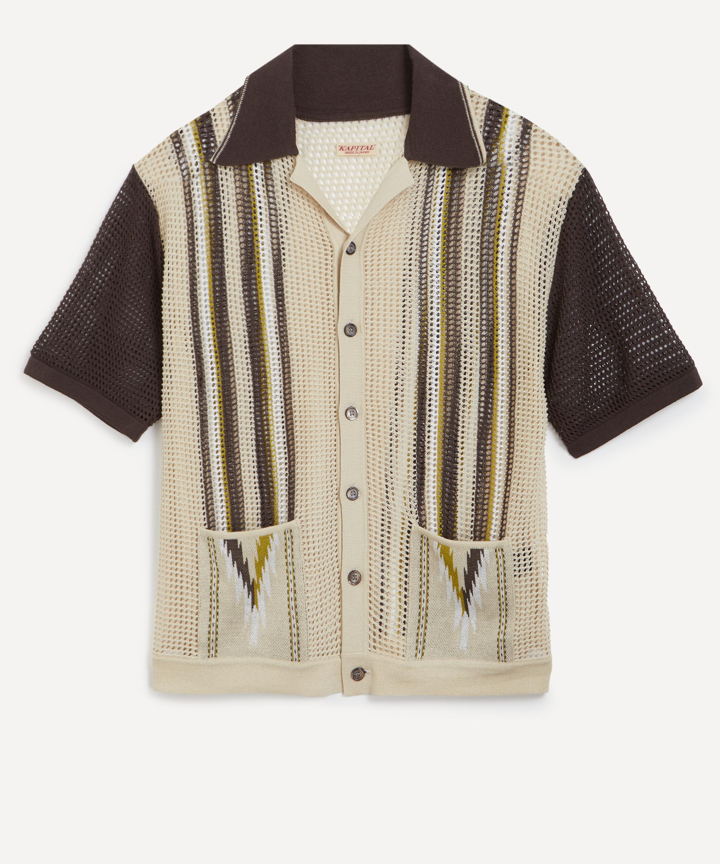 Kapital - Tennessee Mesh Knit Cuban Polo Shirt