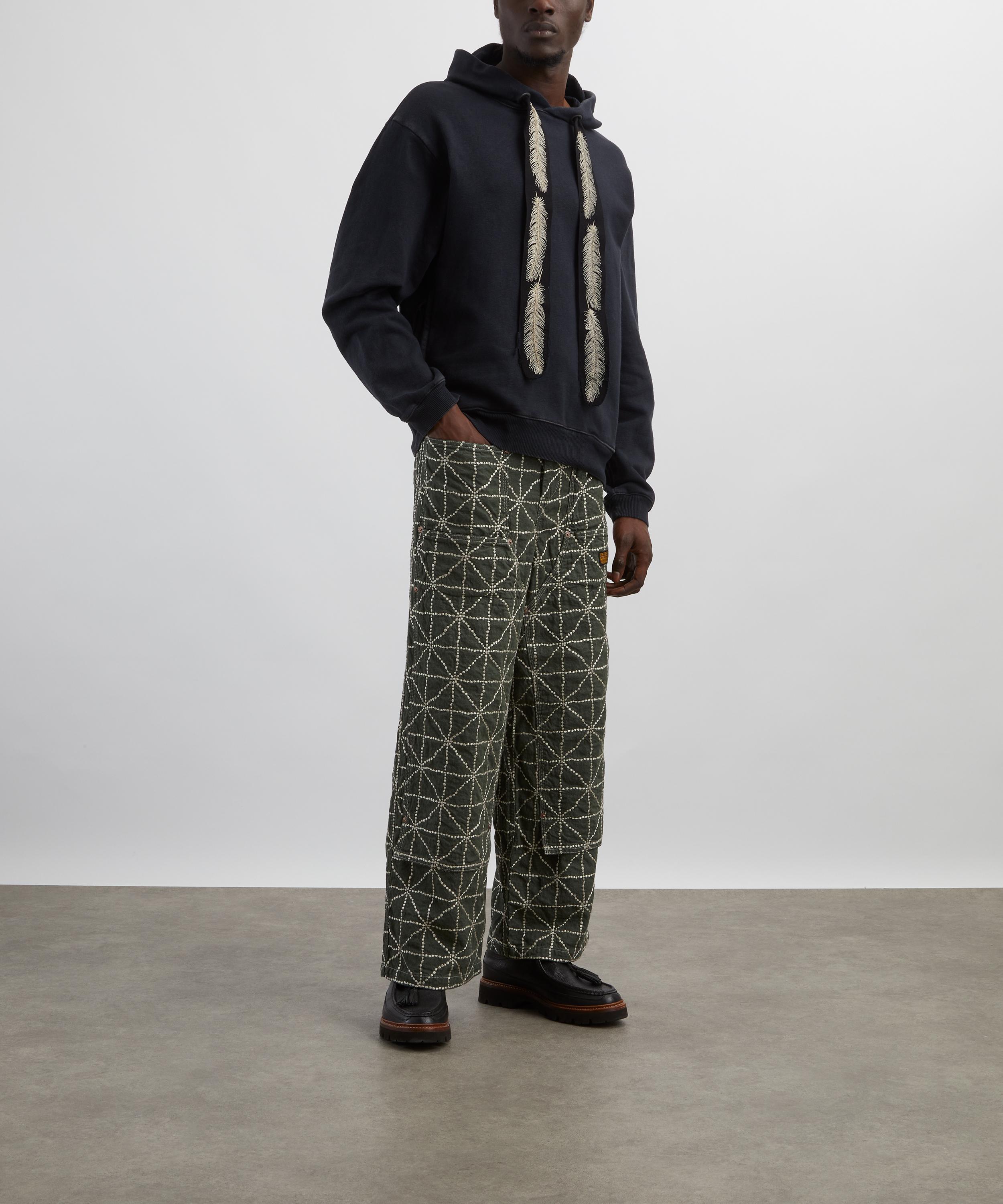 Kapital - Colour Denim Fold Dojo W-Knee Easy Baggy Pants image number 1